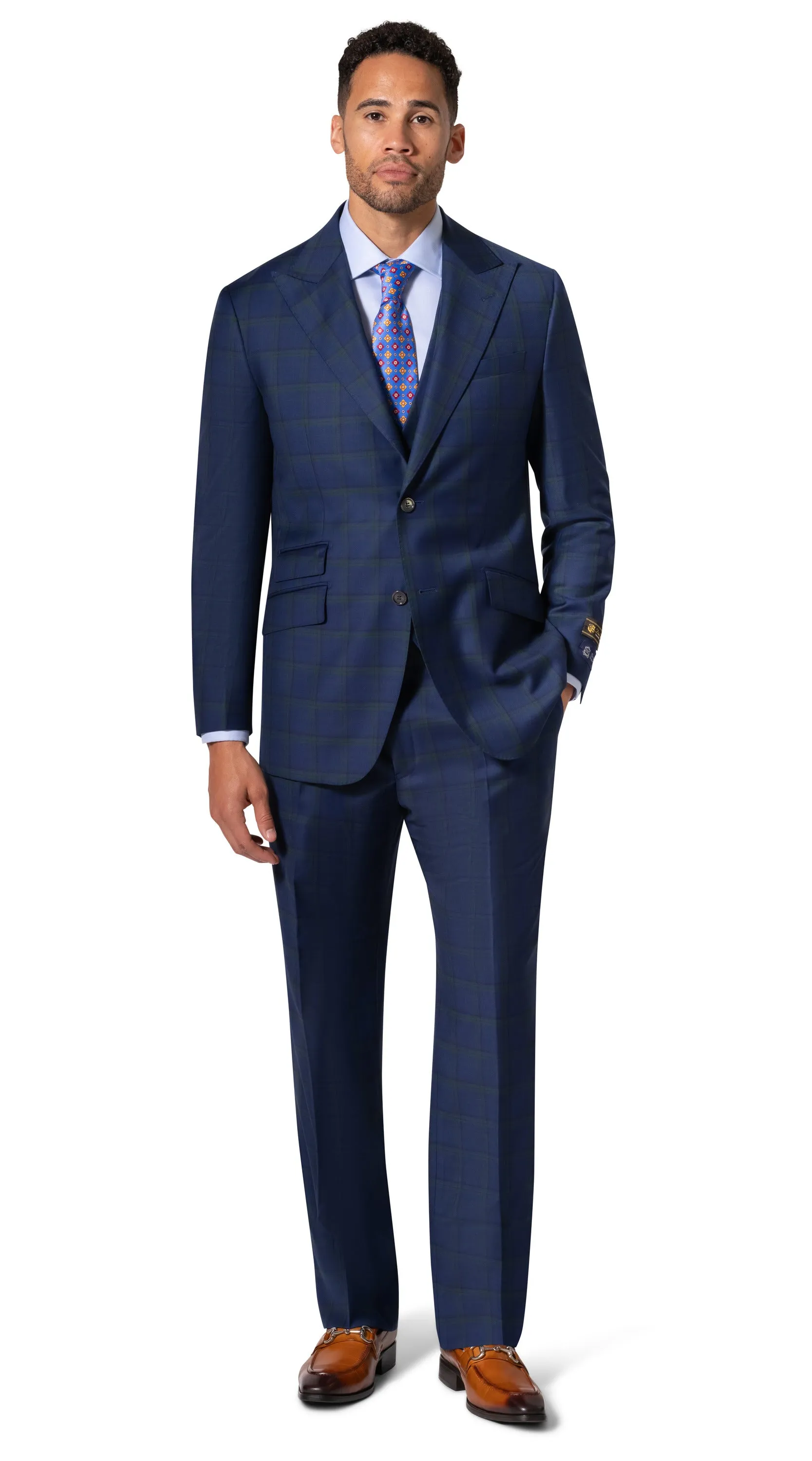Bergamo Essex Elegant - Faille Wool Suit 10005.4055 tailored fit