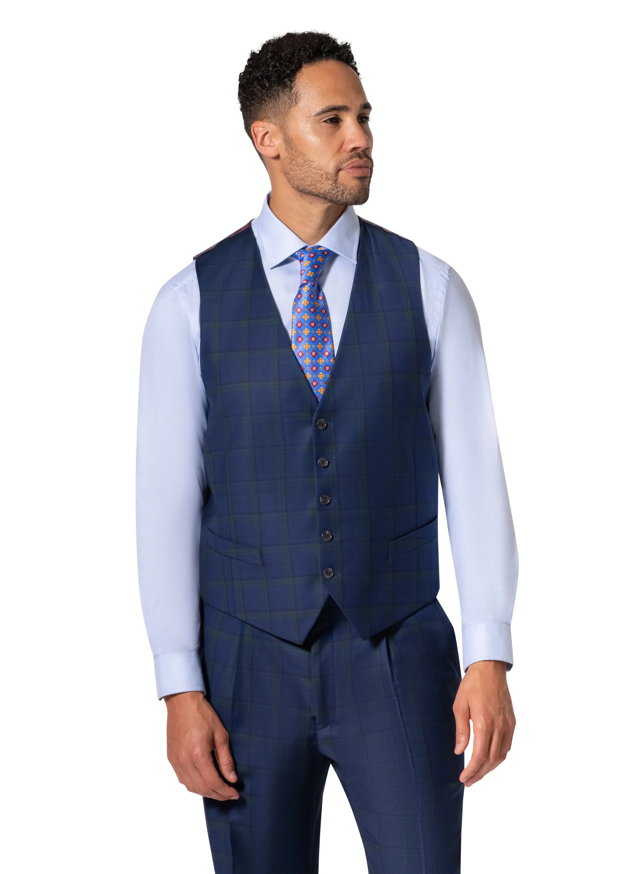 Bergamo Essex Elegant - Faille Wool Suit 10005.4055 classic cut