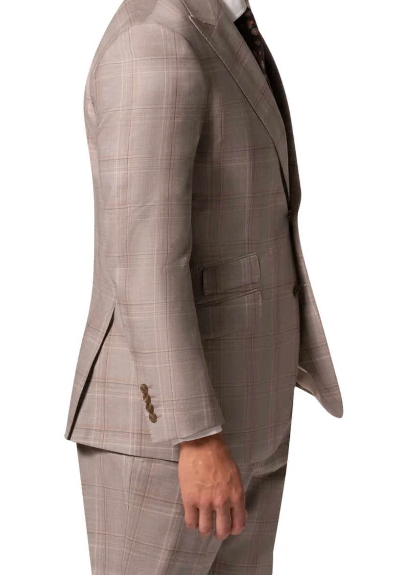Bergamo Essex Elegant - Faille Wool Suit 10005.4056 tailored pants