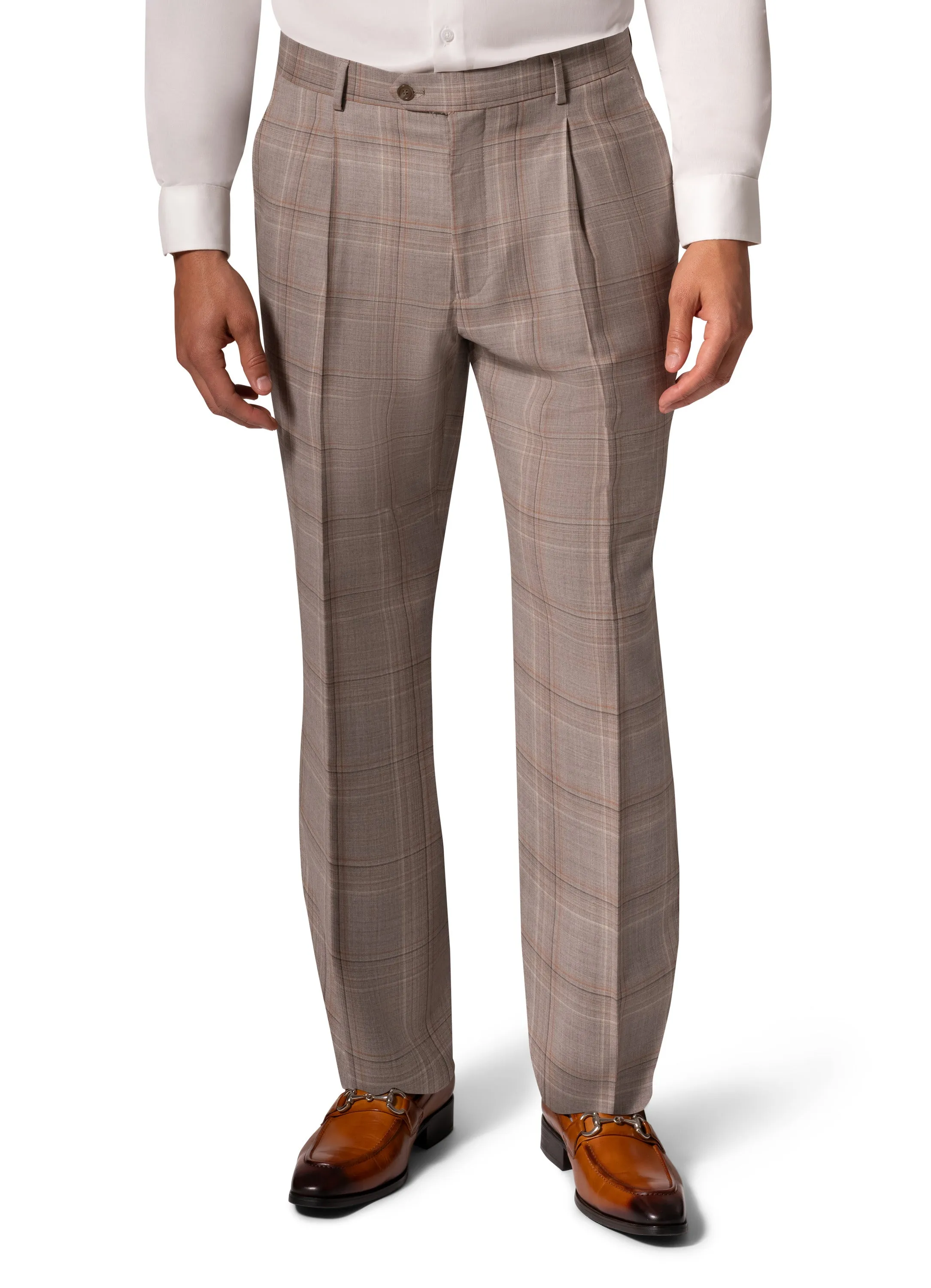 Bergamo Essex Elegant - Faille Wool Suit 10005.4056 classic cut
