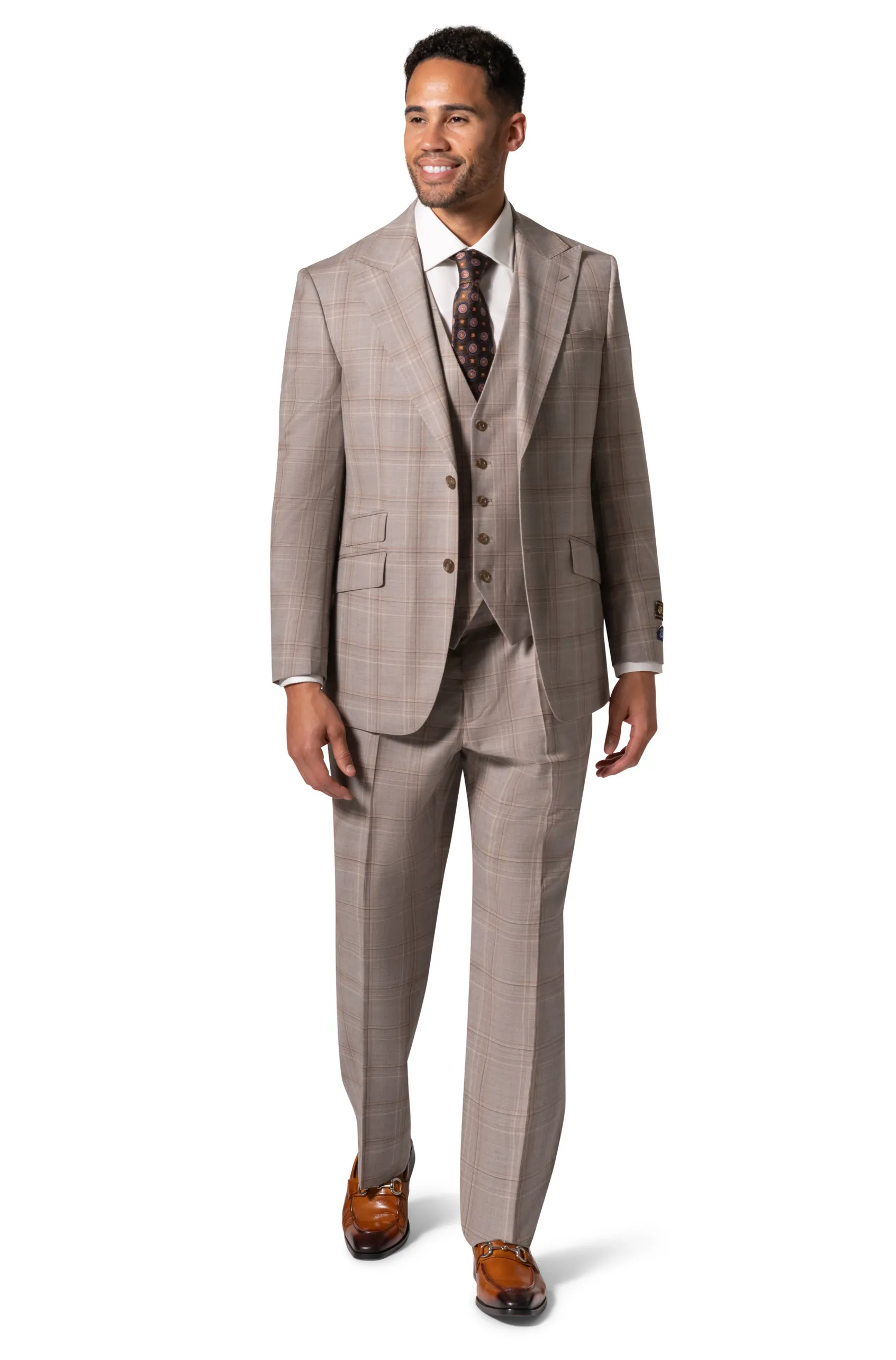 Bergamo Essex Elegant - Faille Wool Suit 10005.4056 polished outfit