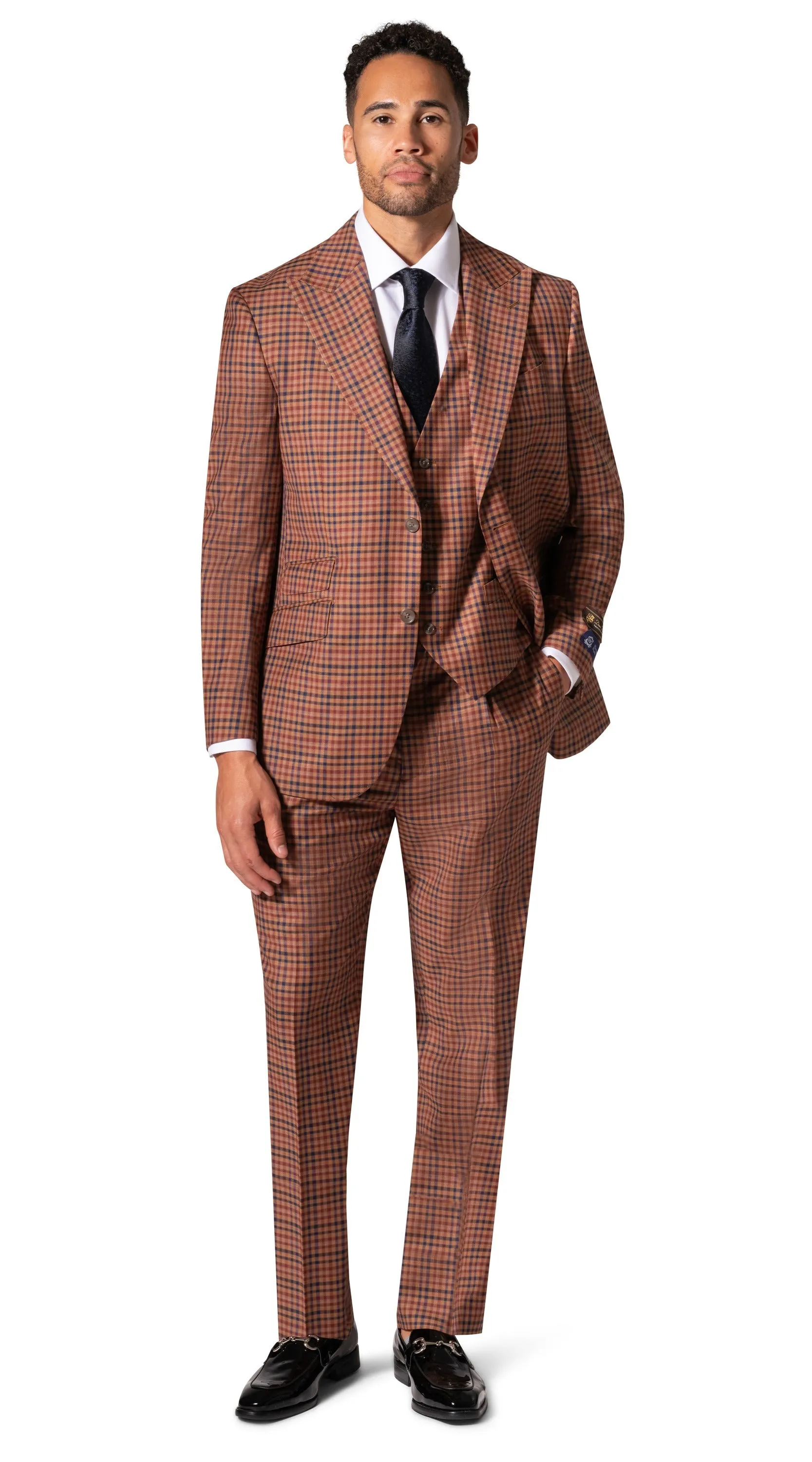 Bergamo Essex Elegant - Faille Wool Suit 10005.4097 Big & Tall sleek ensemble