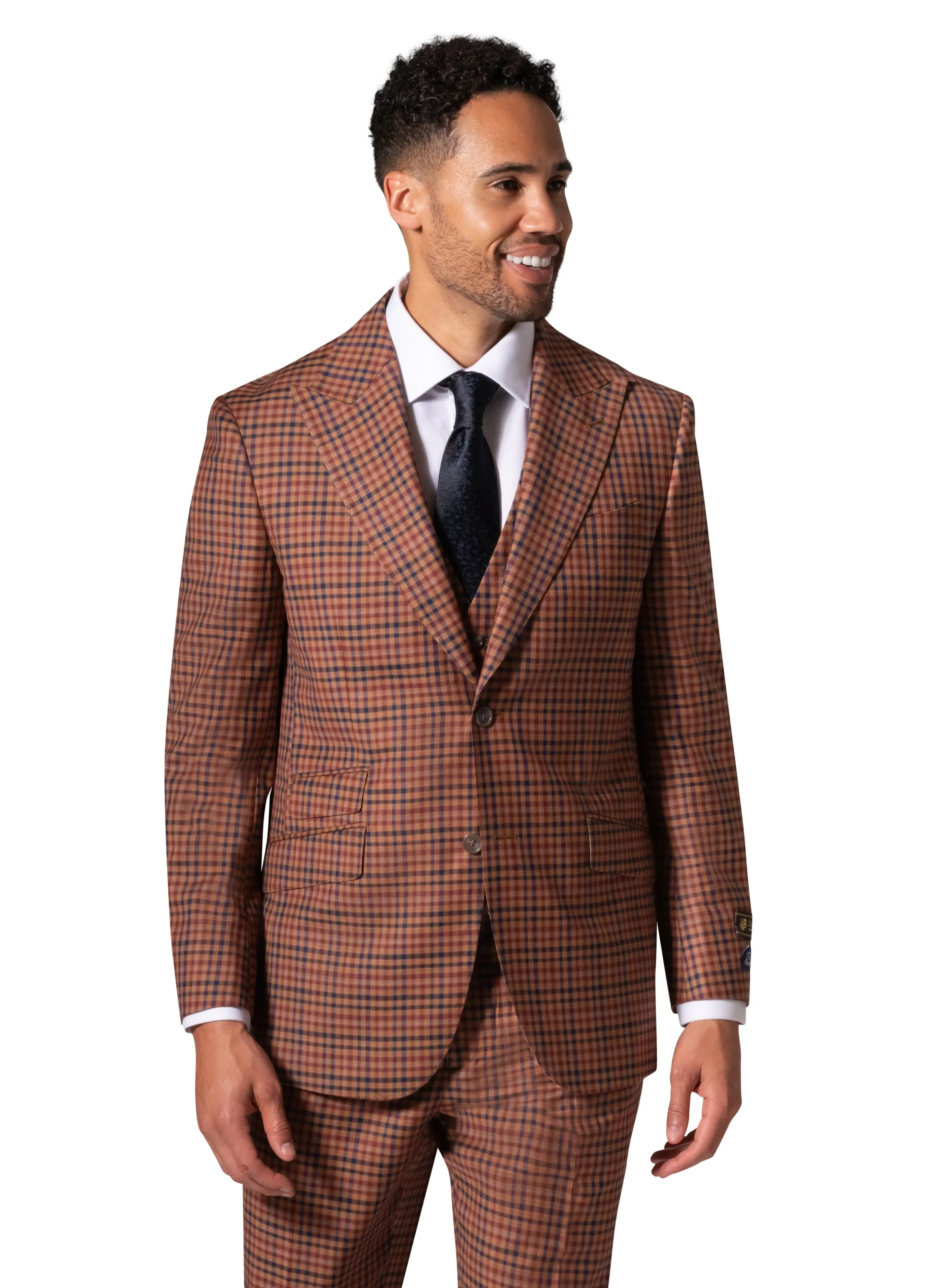 Bergamo Essex Elegant - Faille Wool Suit 10005.4097 fashion classic