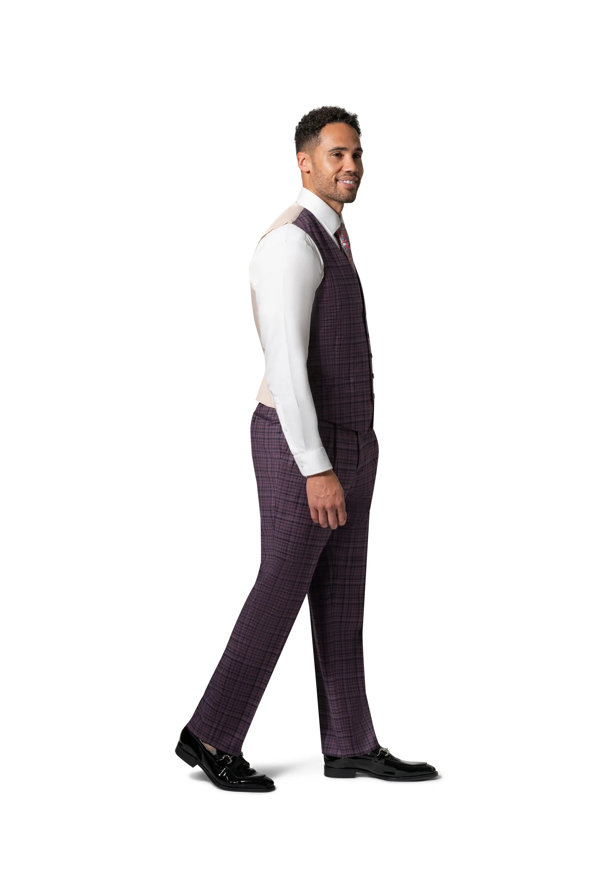 Bergamo Essex Elegant - Faille Wool Suit 10005.4099 vintage look