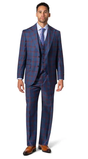 Bergamo Essex Elegant - Faille Wool Suit 10005.4100 event wear