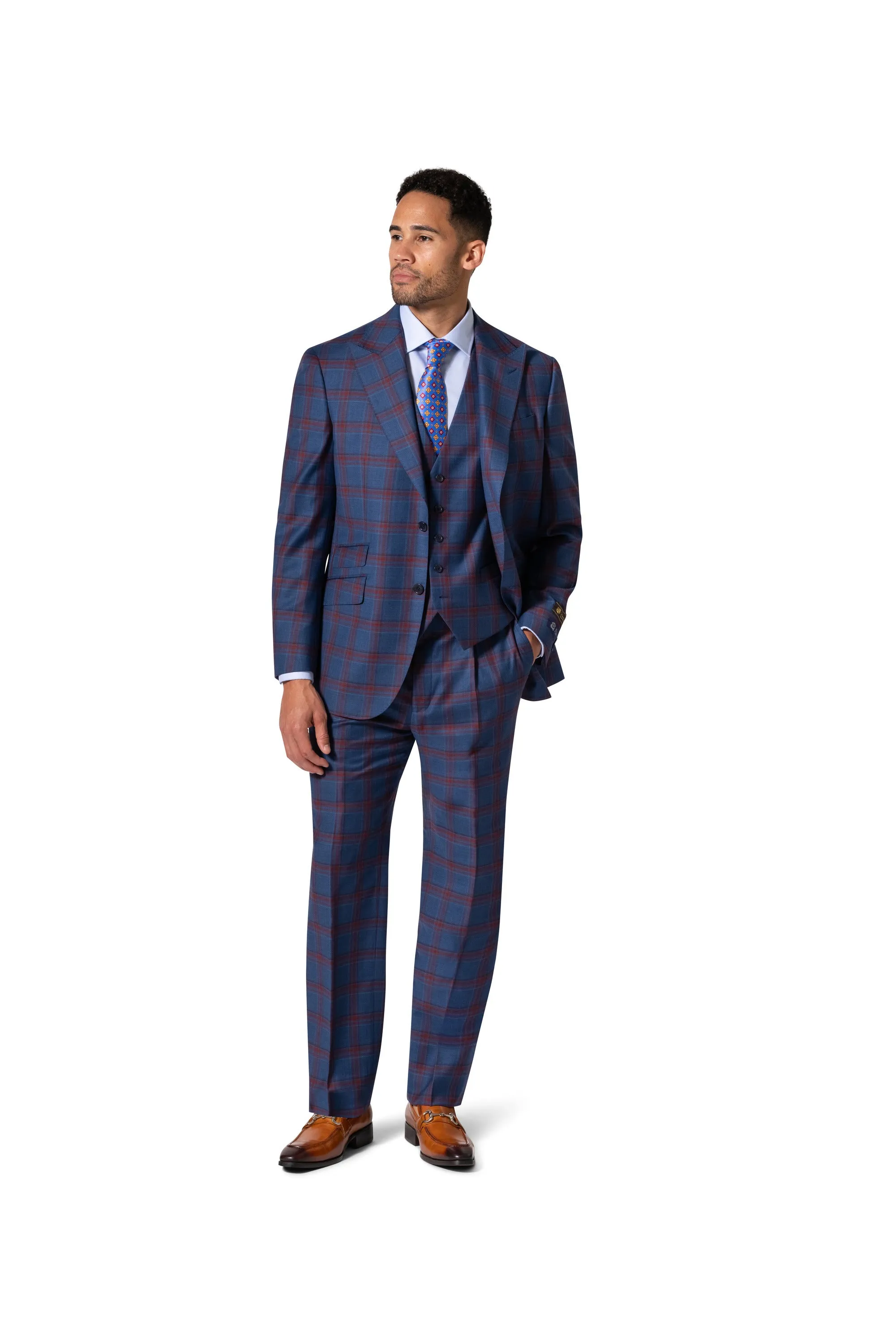 Bergamo Essex Elegant - Faille Wool Suit 10005.4100 photo session look