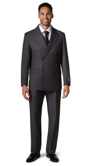 Bergamo Orange A6732 D/B Modern Fit Suit - Charcoal elegant fashion