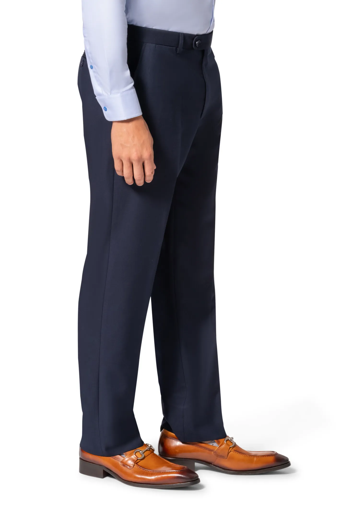 Bergamo Orange A6732 D/B Modern Fit Suit - New Blue business casual