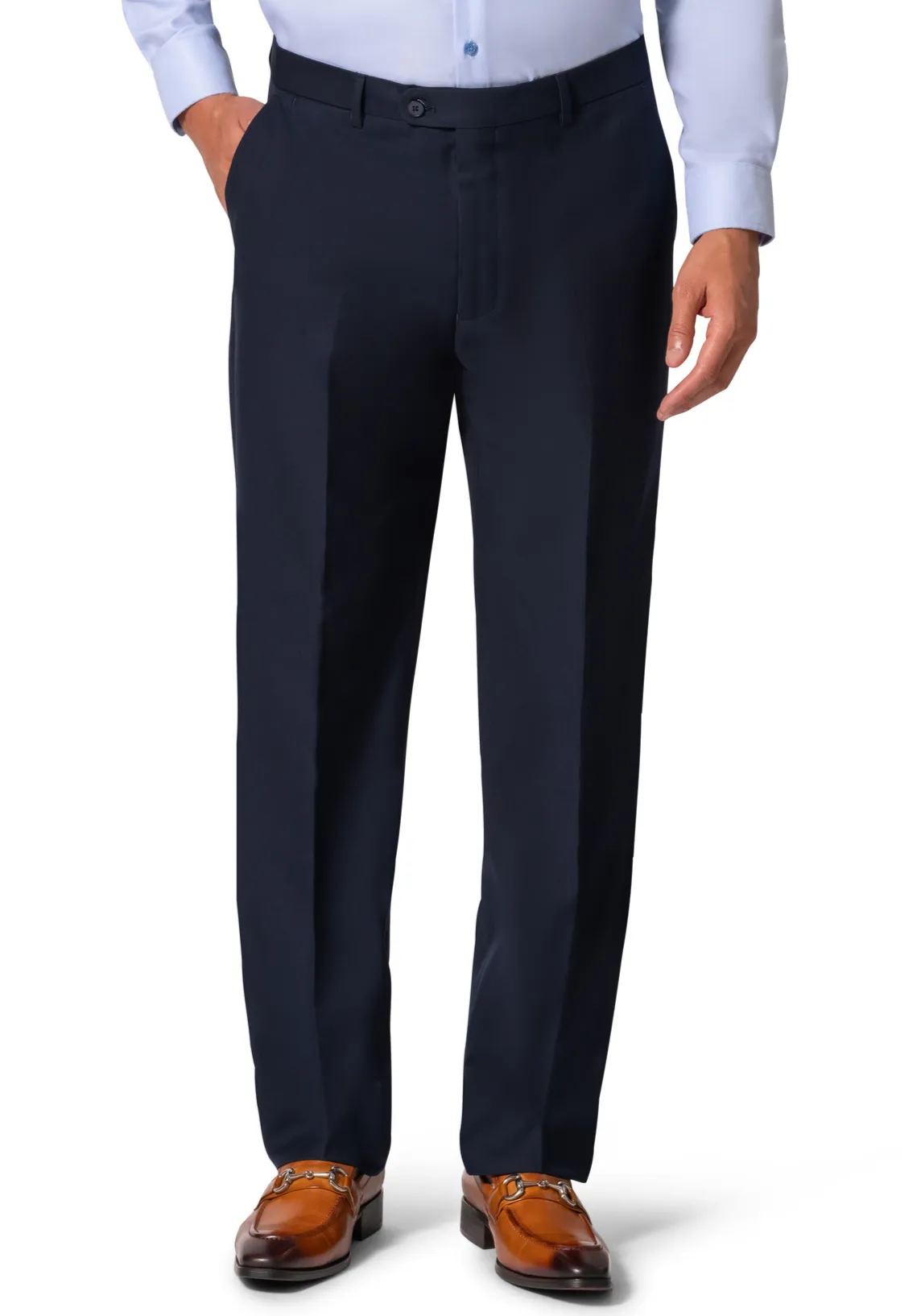 Bergamo Orange A6732 D/B Modern Fit Suit - New Blue style icon