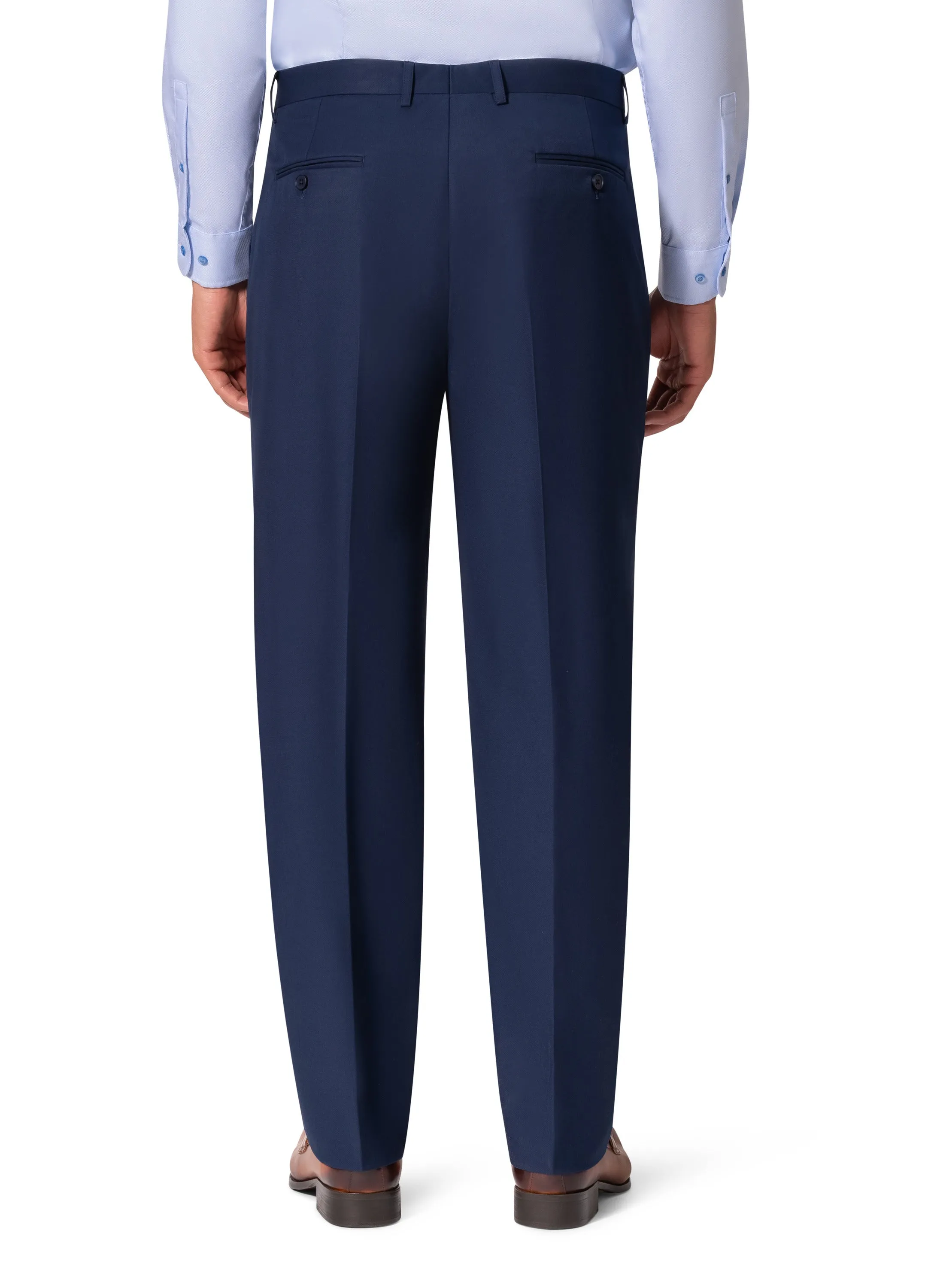 Bergamo Orange A6732 D/B Modern Fit Suit - New Blue elegant wear