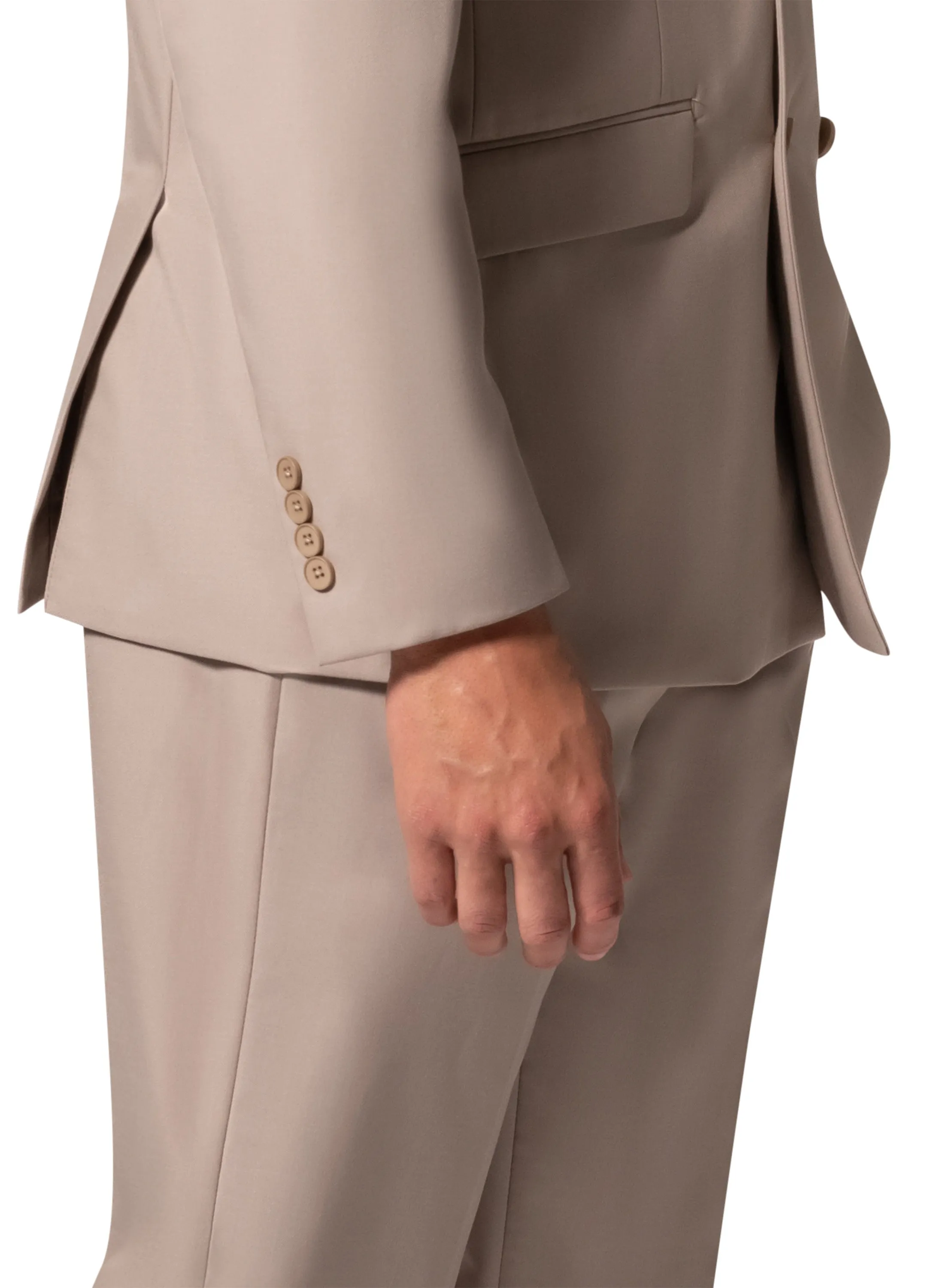 Bergamo Orange A6732 D/B Modern Fit Suit - Tan classic design
