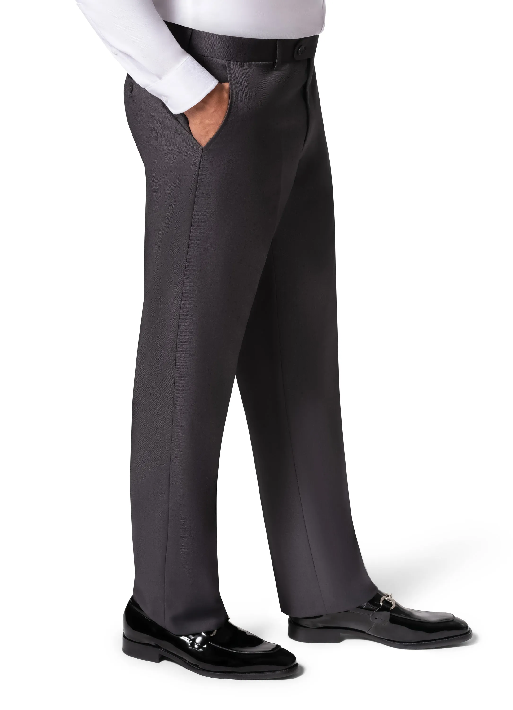 Bergamo Orange A6732 D/B Slim Fit Suit - Charcoal refined fit