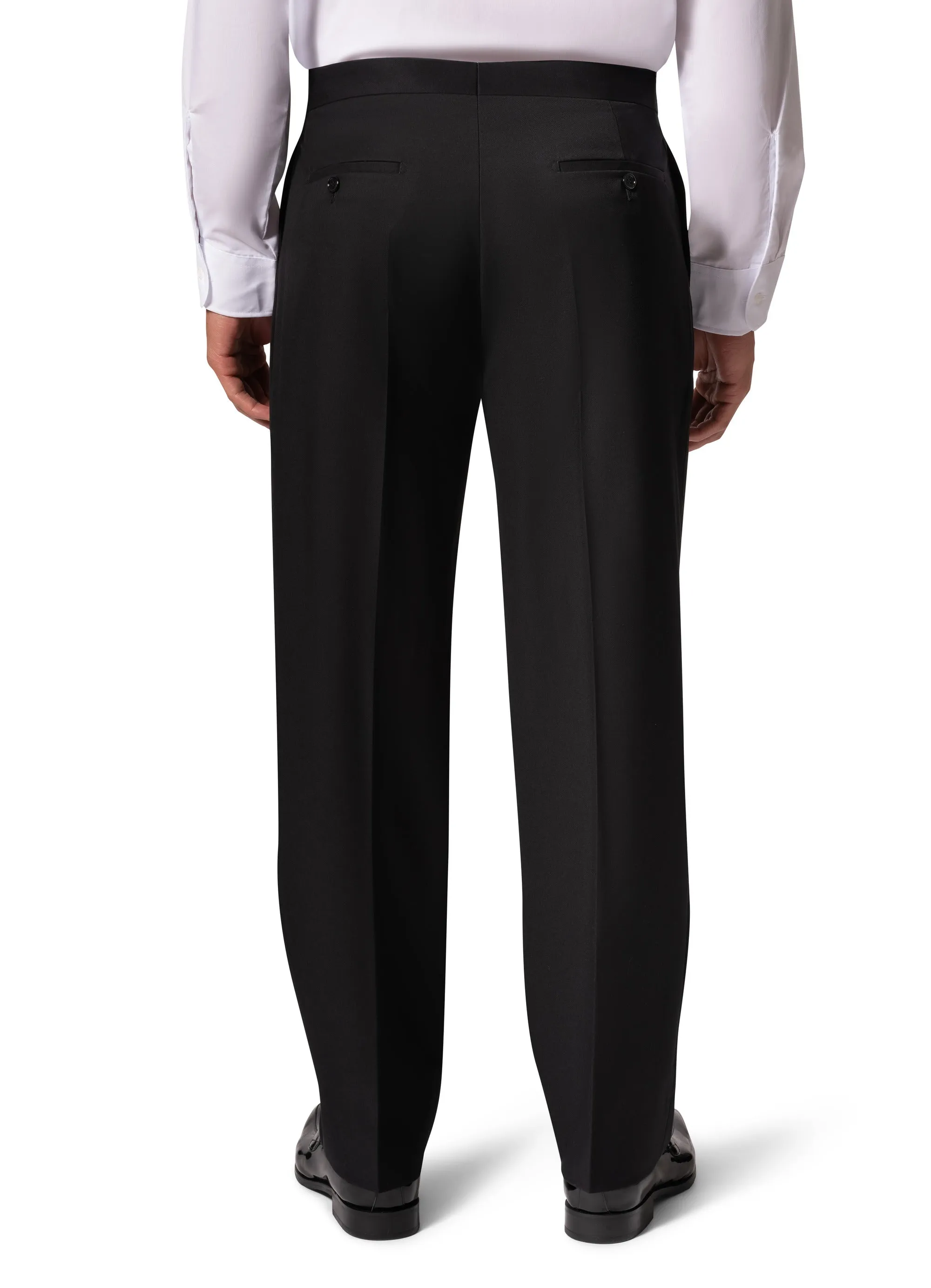Bergamo Orange A6732 D/B Tuxedo Modern Fit - Black party style