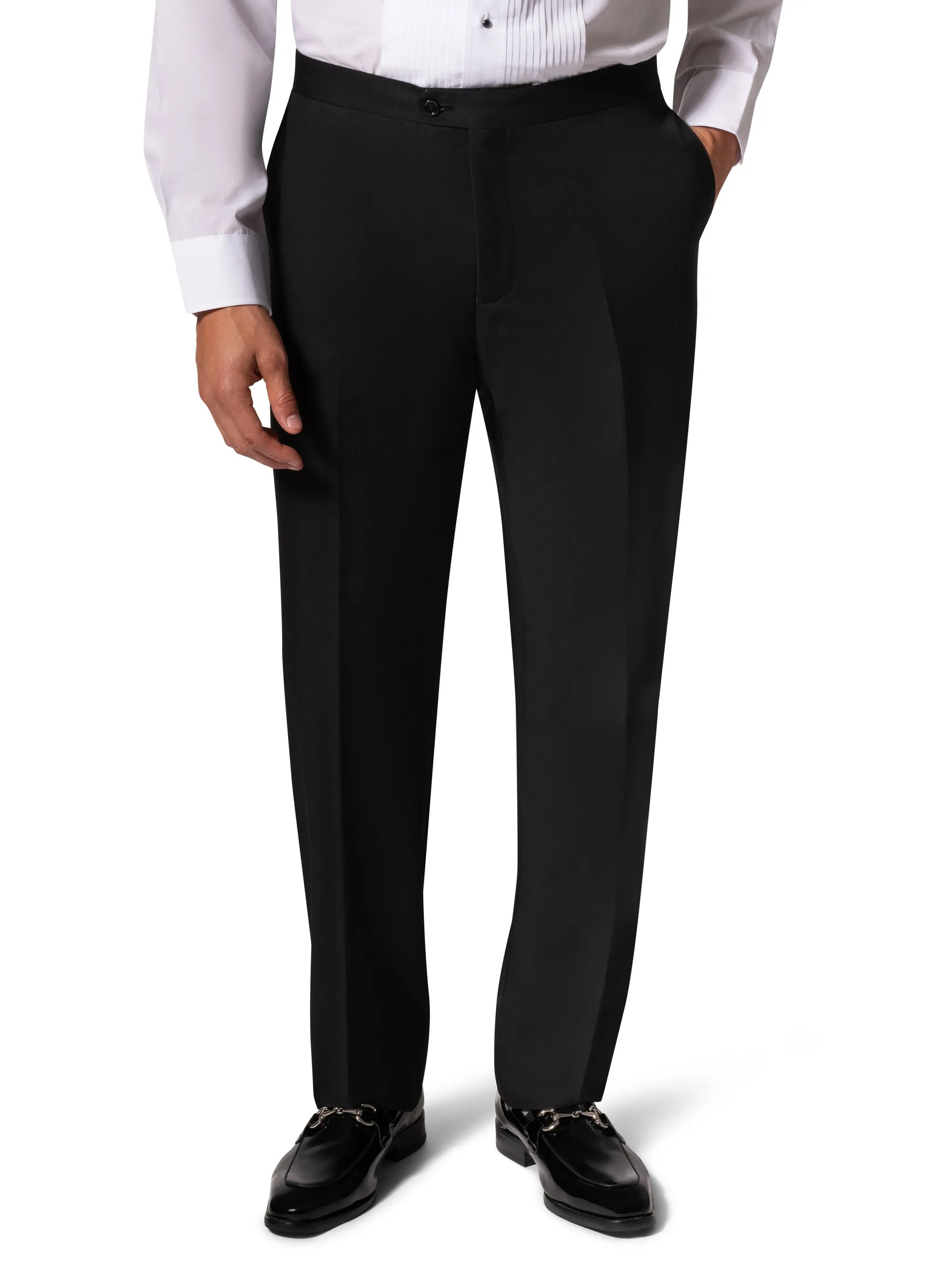 Bergamo Orange A6732 D/B Tuxedo Modern Fit - Black celebration wear