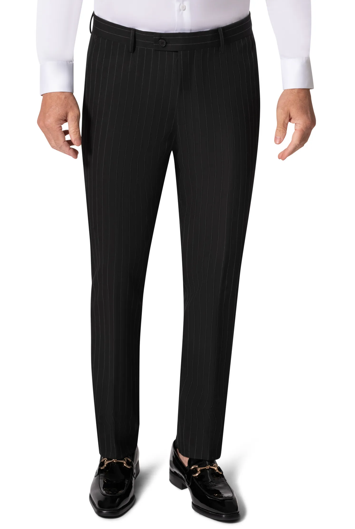 Bergamo Orange BP04K-E32 3PC Slim Suit - Black classic design