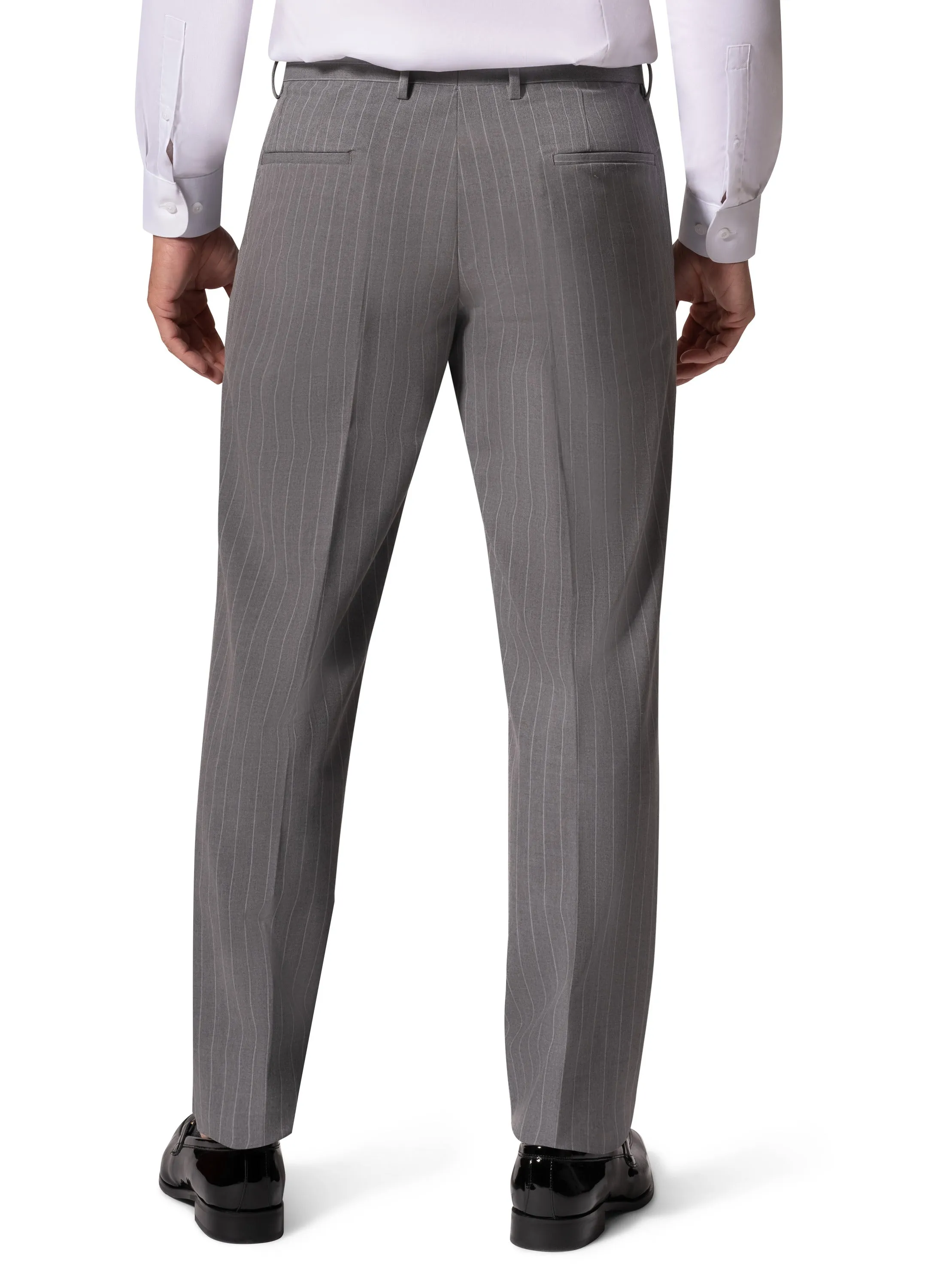 Bergamo Orange BP04K-E32 3PC Slim Suit - Grey vintage fashion