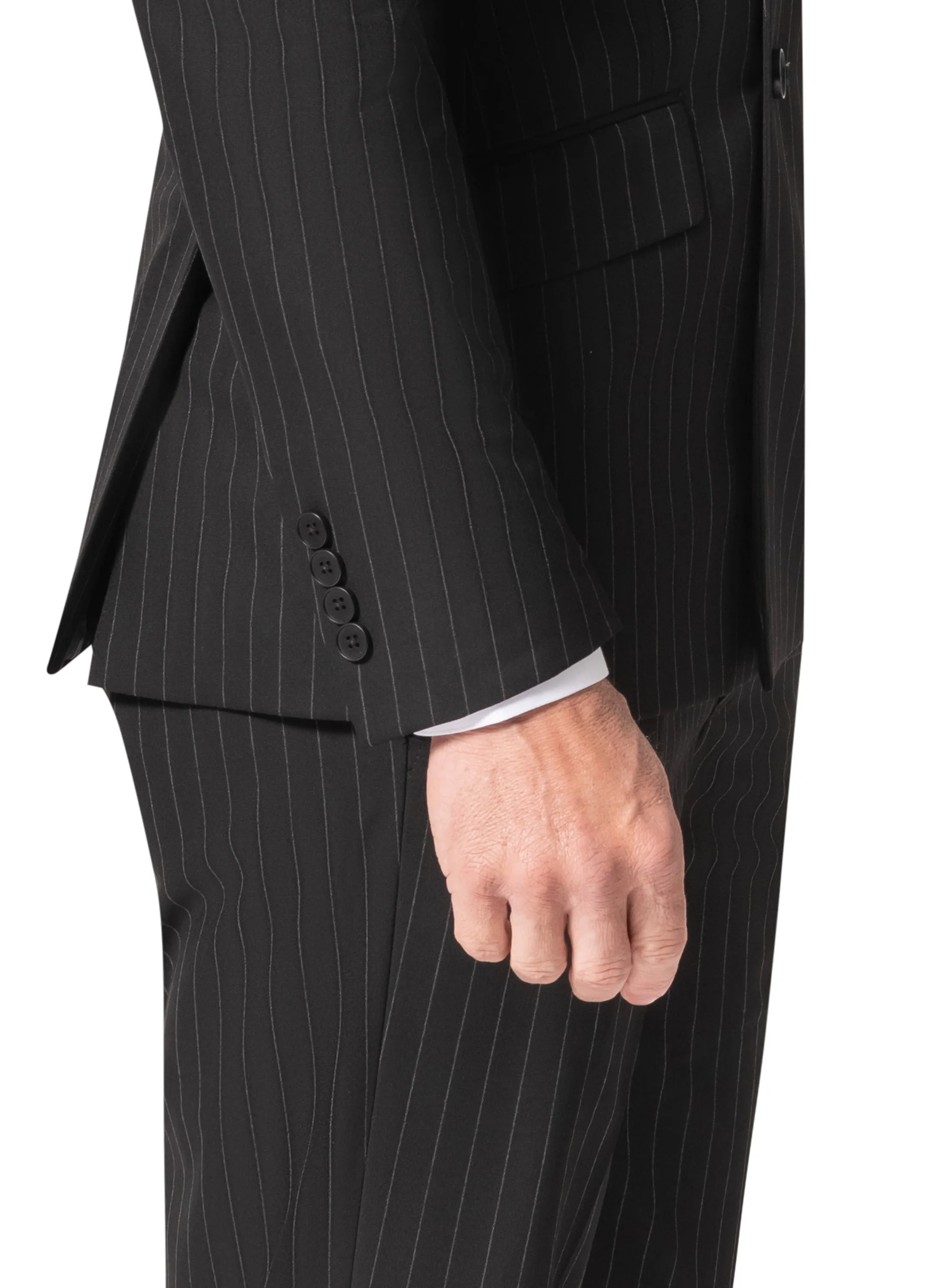 Bergamo Orange BP04K-E32 D/B Slim Suit - Black cultural attire