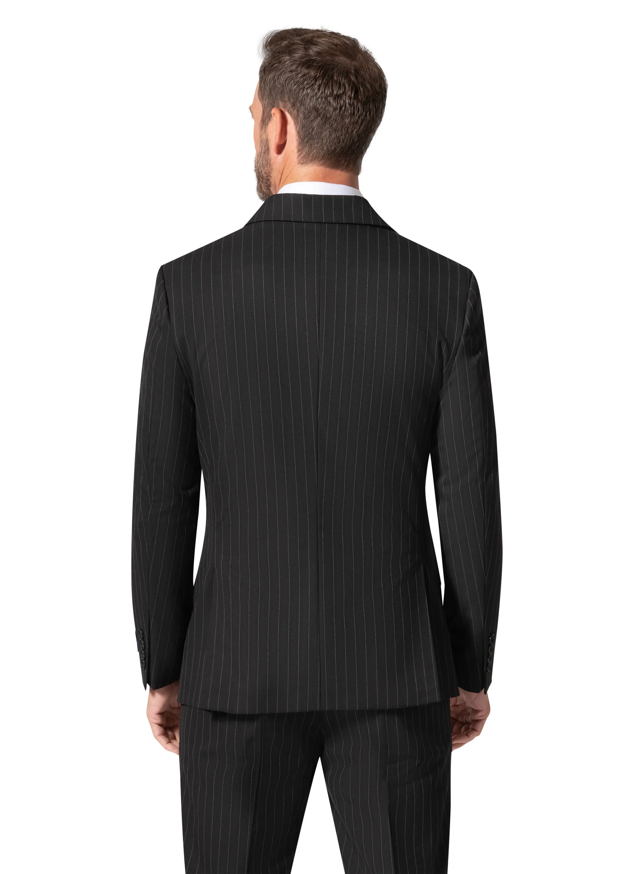 Bergamo Orange BP04K-E32 D/B Slim Suit - Black professional style