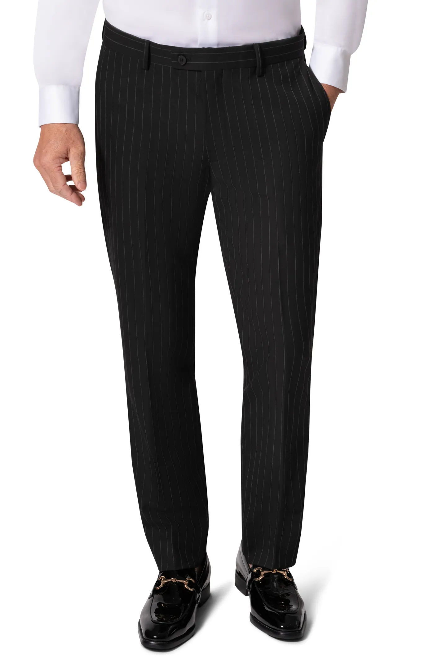 Bergamo Orange BP04K-E32 D/B Slim Suit - Black photo shoot look