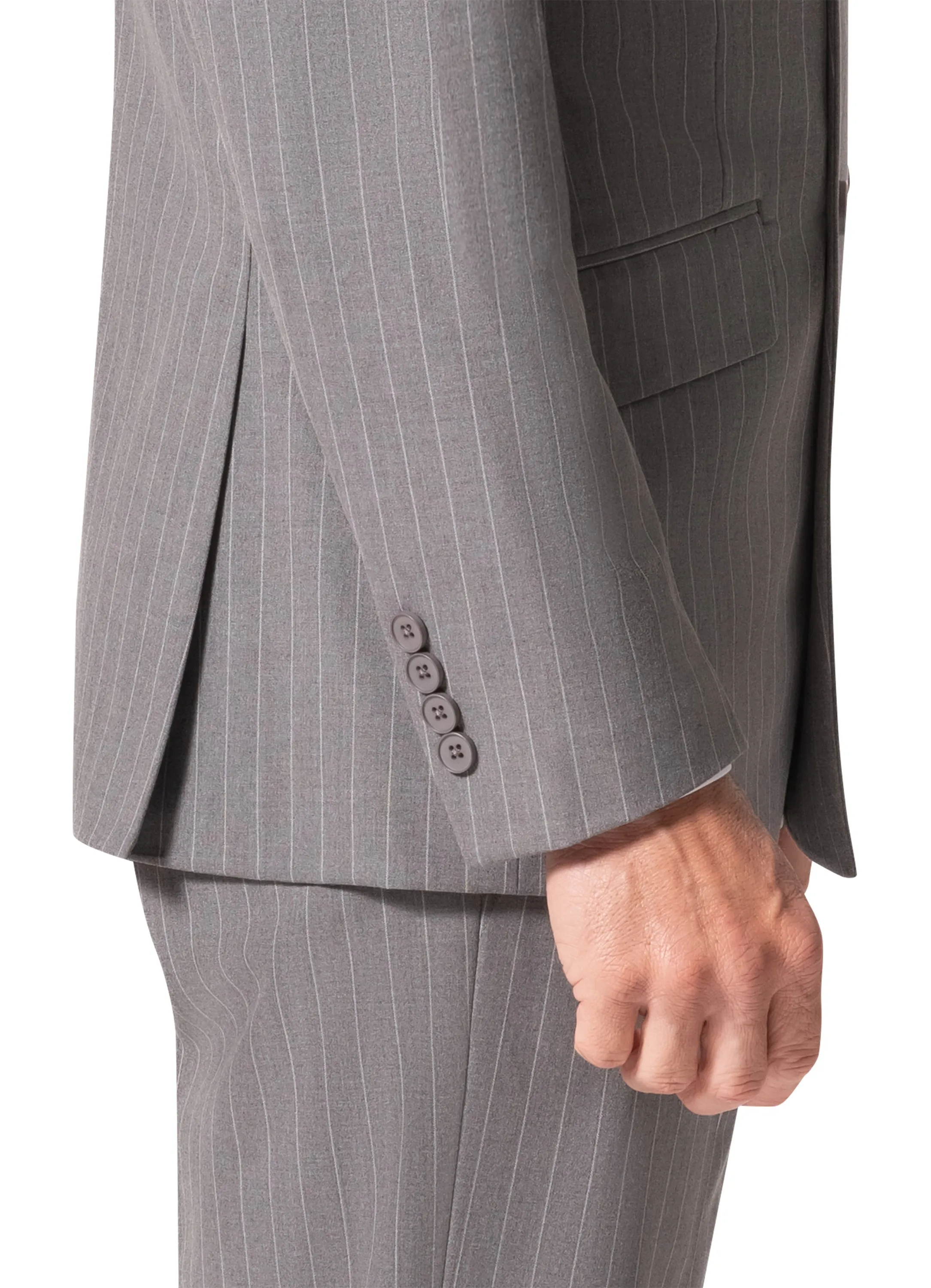 Bergamo Orange BP04K-E32 D/B Slim Suit - Grey formal dress code