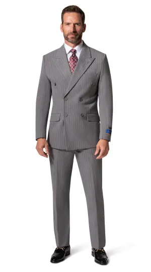 Bergamo Orange BP04K-E32 D/B Slim Suit - Grey polished look