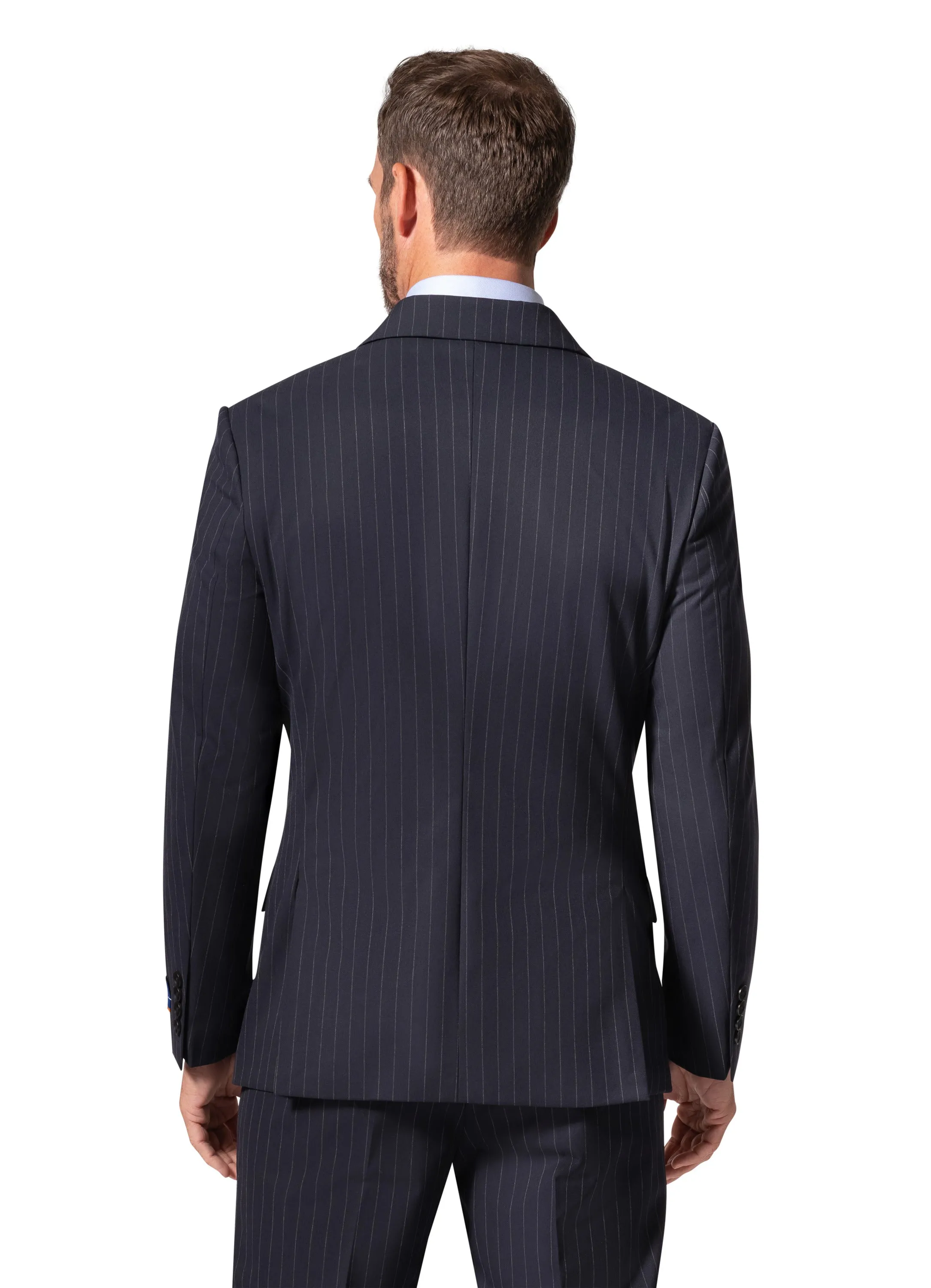 Bergamo Orange BP04K-E32 D/B Slim Suit - Navy festive outfit