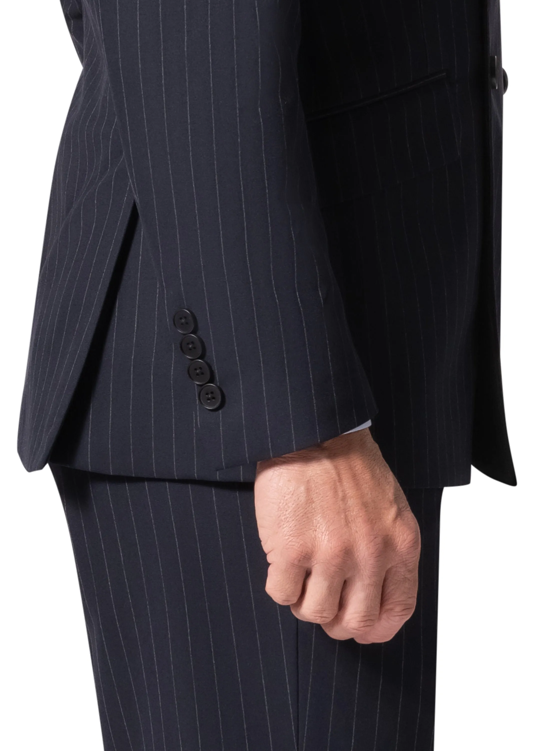 Bergamo Orange BP04K-E32 D/B Slim Suit - Navy comfortable fabric
