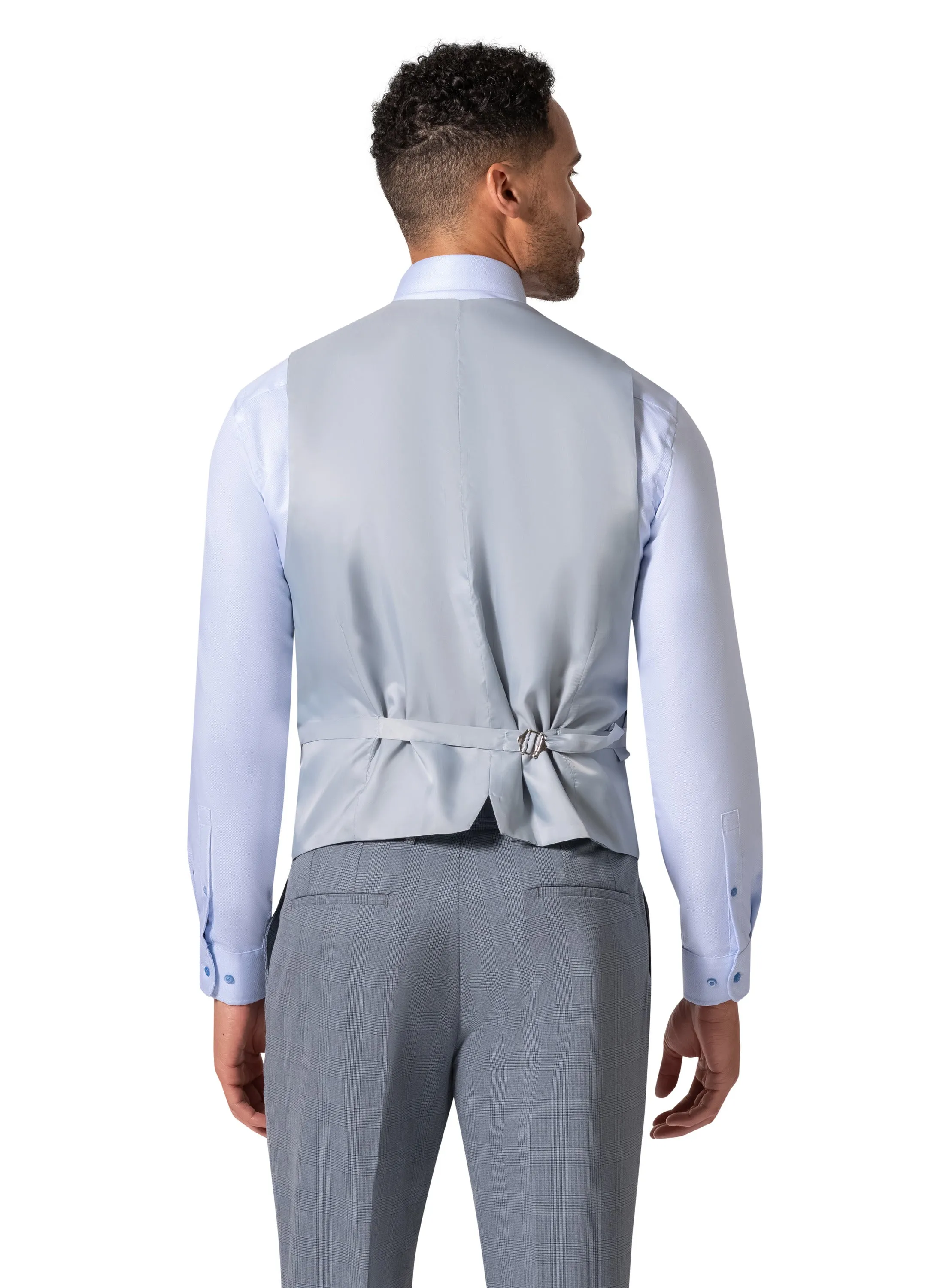Bergamo Orange BP04KE-07 3PC Notch Modern Suit - Blue wedding season style
