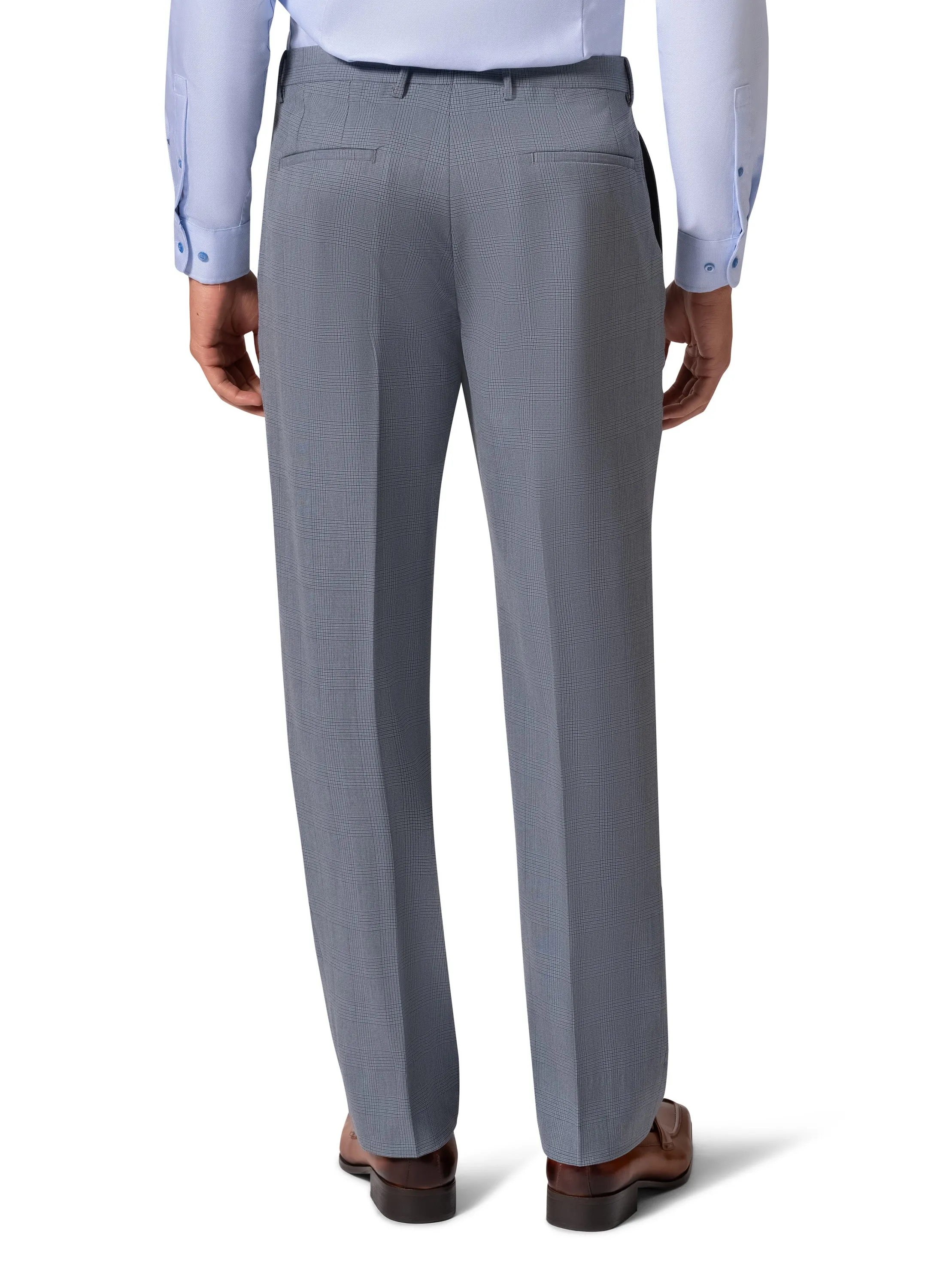 Bergamo Orange BP04KE-07 3PC Notch Modern Suit - Blue style icon