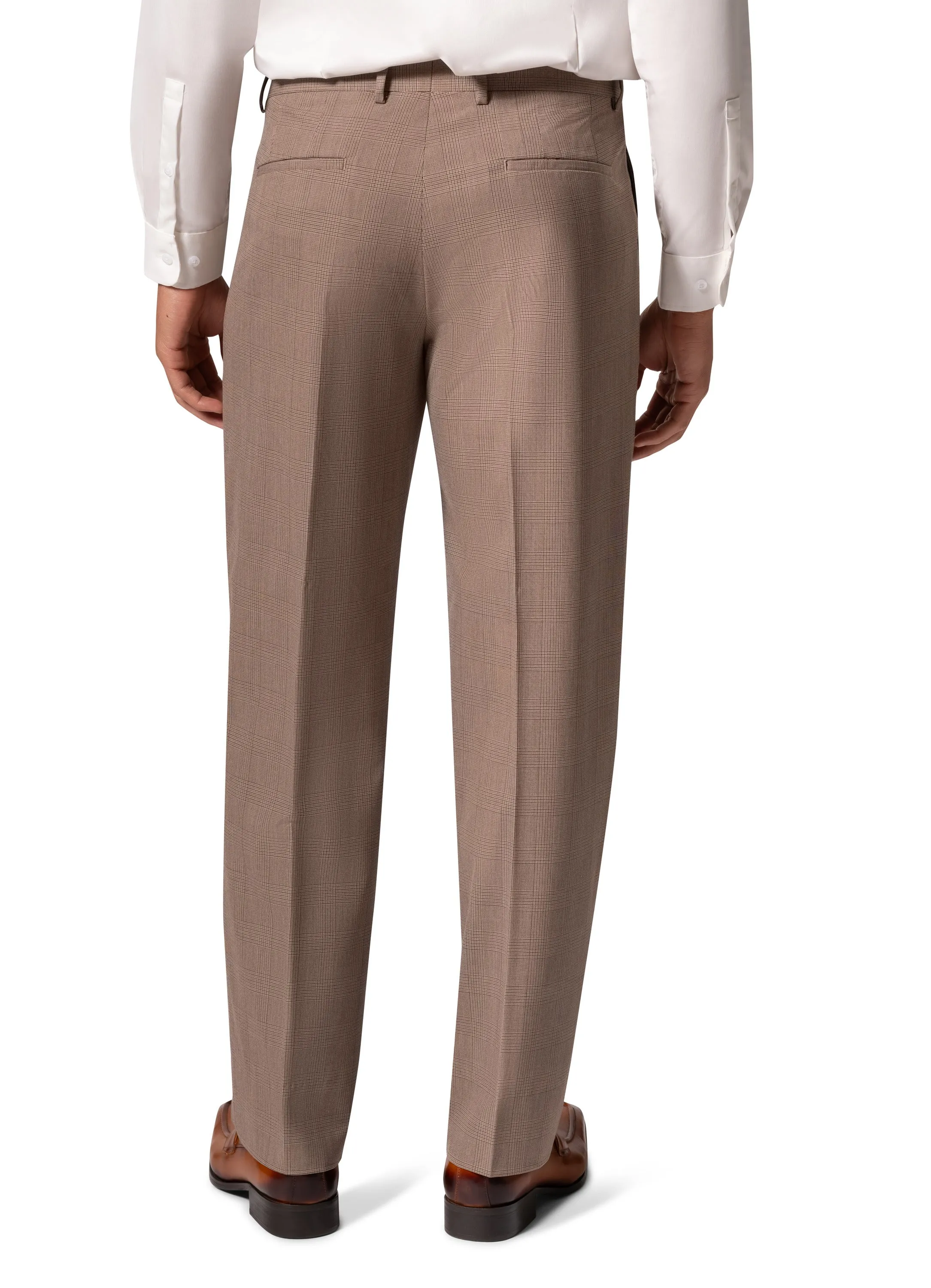 Bergamo Orange BP04KE-07 3PC Notch Modern Suit - Tan sharp fashion