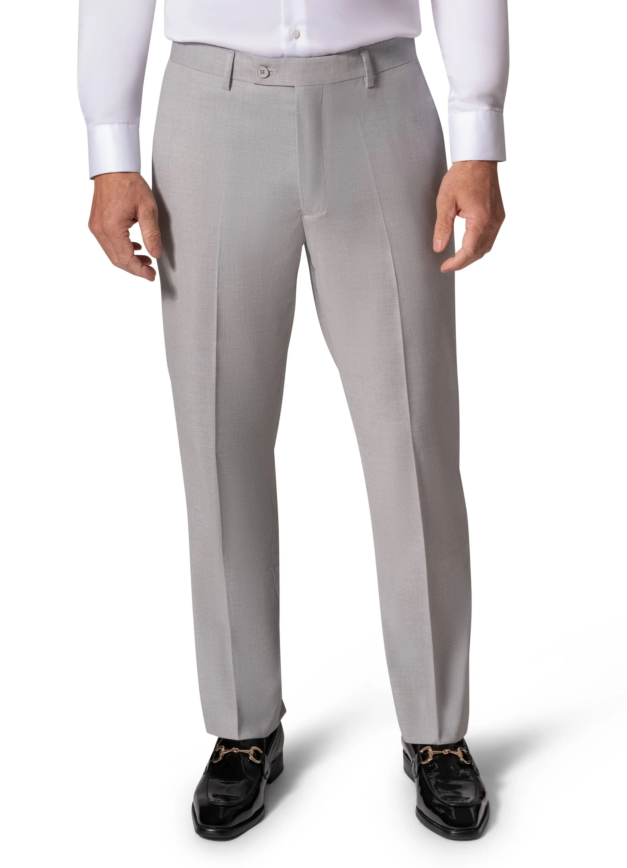 Bergamo Orange MARCO 003 Slim Fit Suit - Grey formal dress style