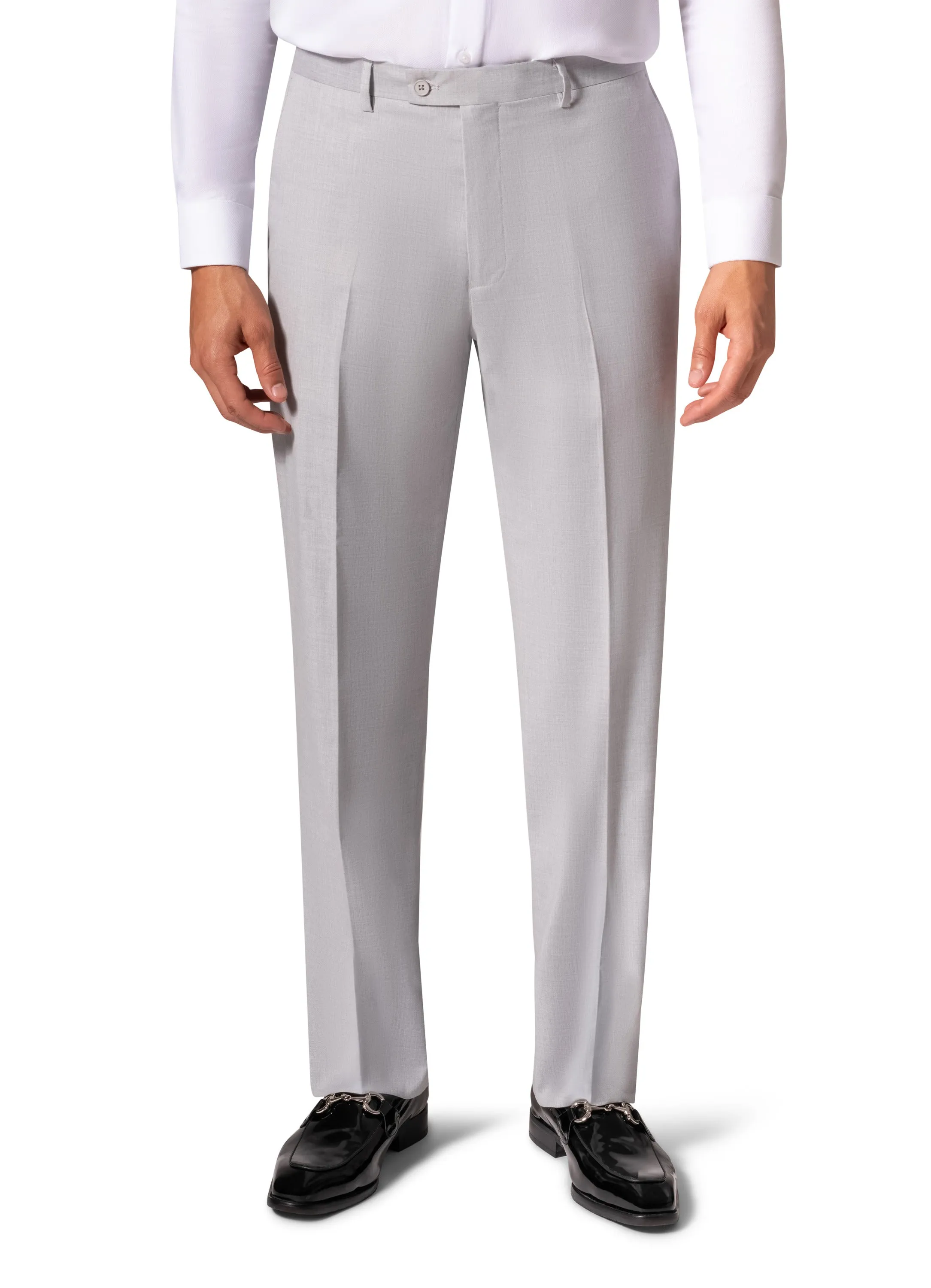 Bergamo Orange MARCO UNI 3PC modern Peak Suit - Light Grey day event outfit