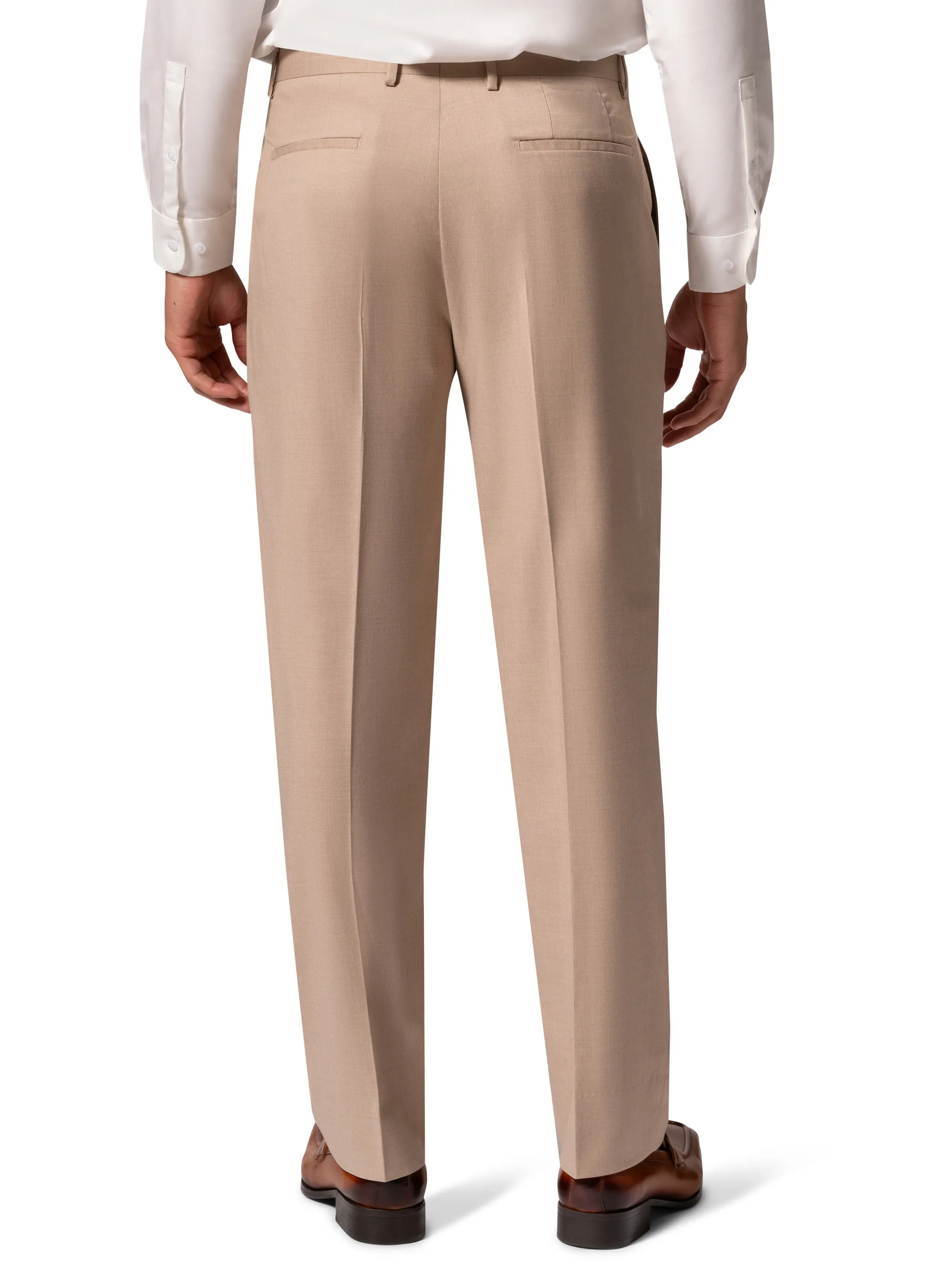 Bergamo Orange MARCO UNI 3PC Notch Modern Suit - Tan classic attire