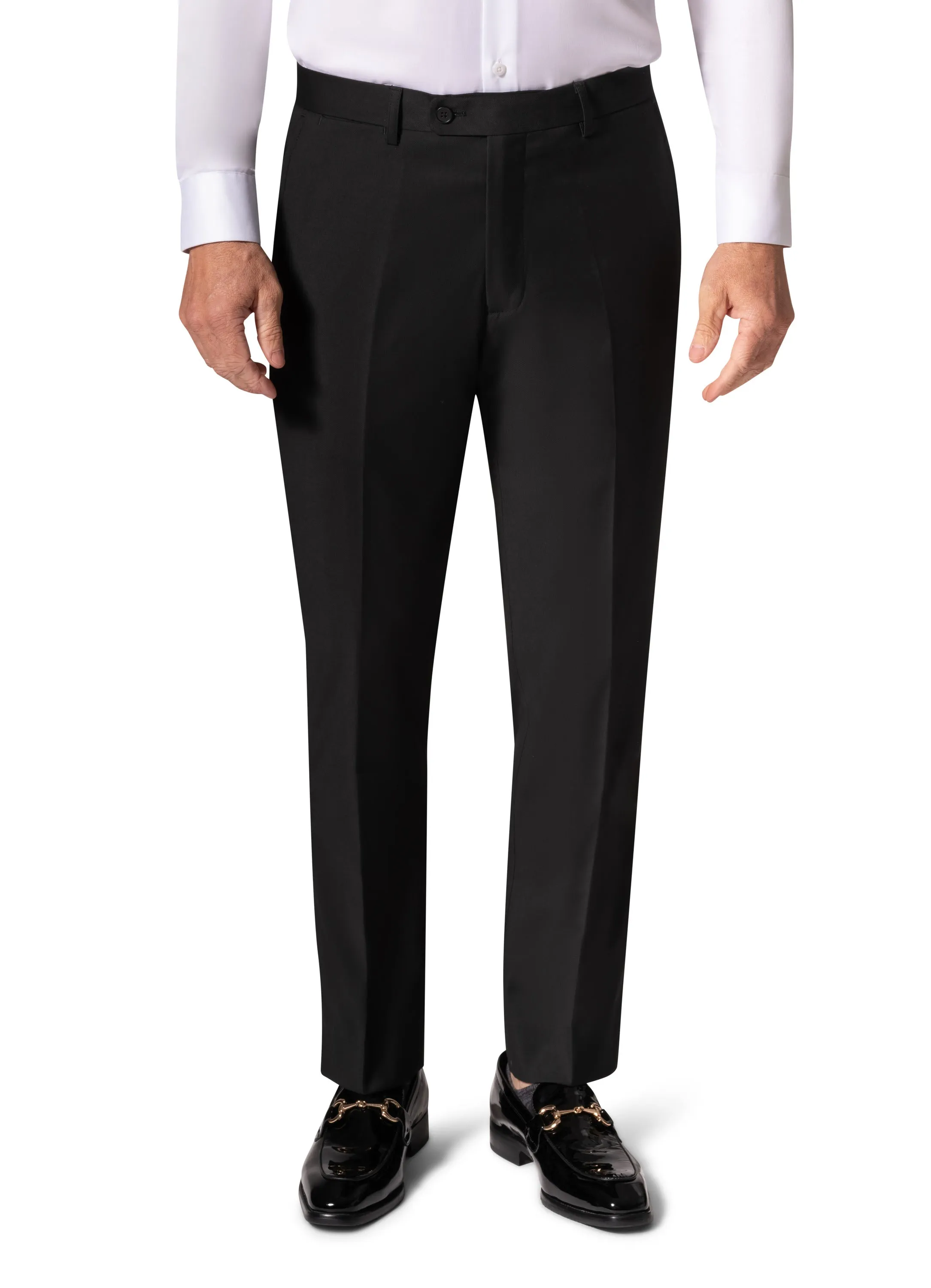 Bergamo Orange MARCO UNI D/B Slim Suit - Black festive attire ideas