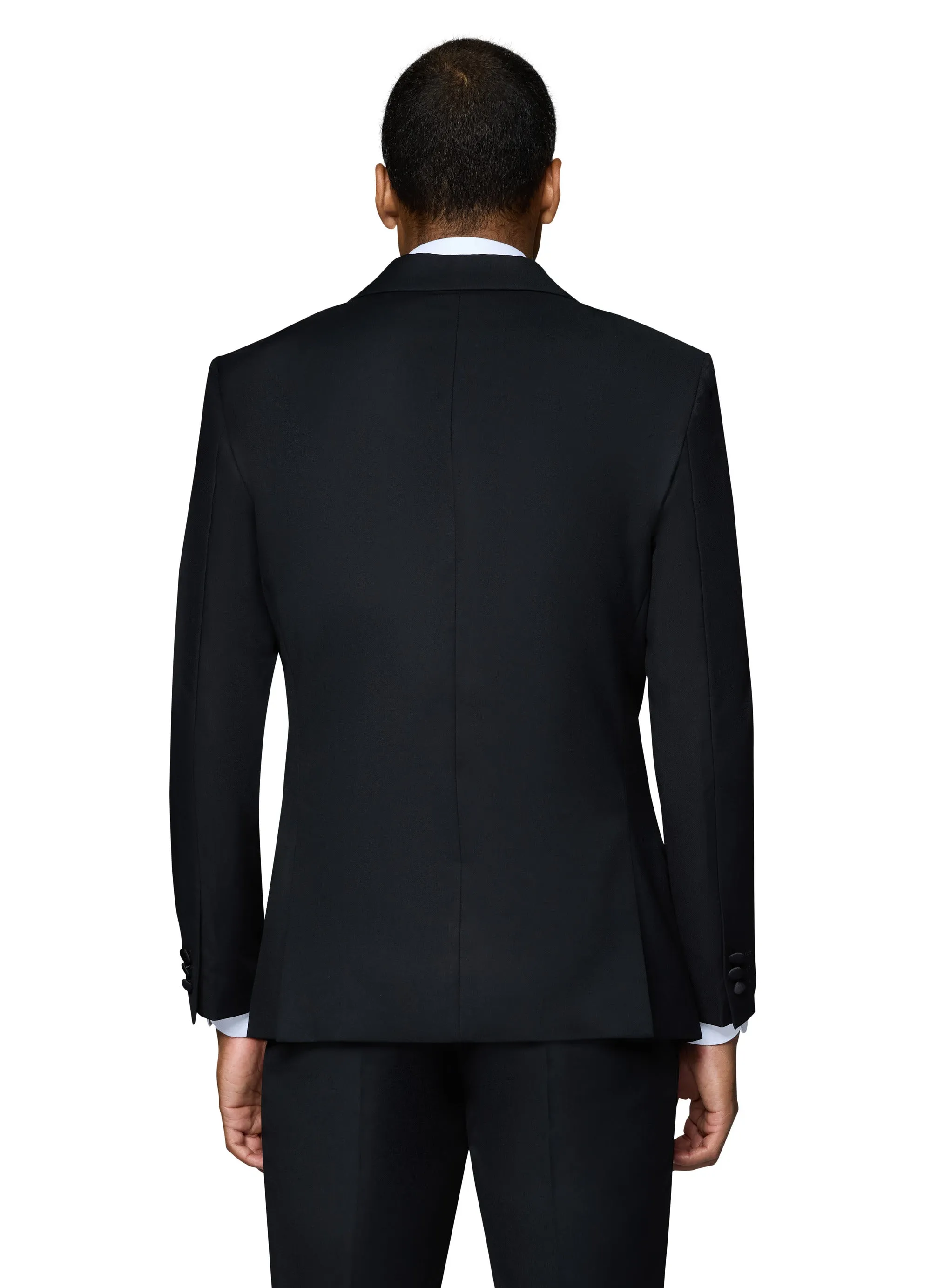 Bergamo Orange Solid Black Notch Tuxedo Modern Fit mens fashion