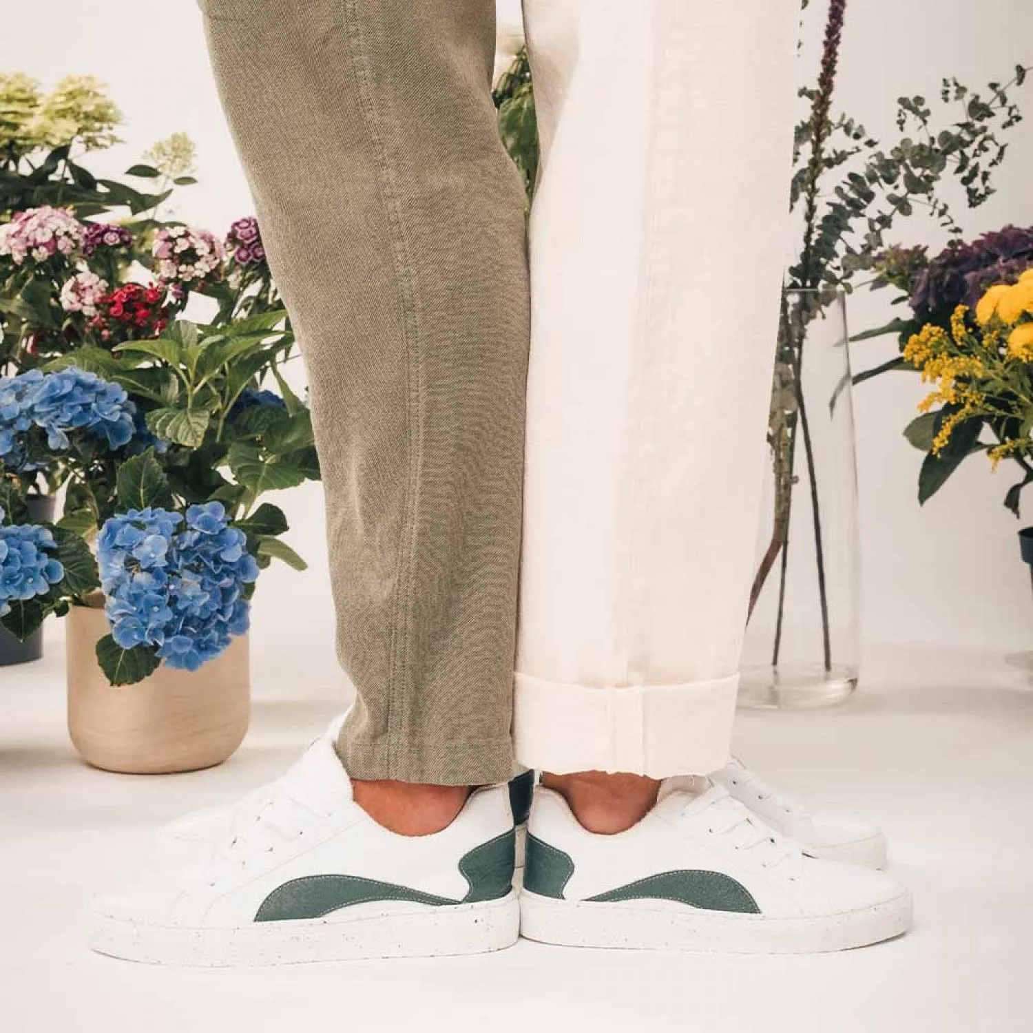 Berlin Sneaker in Green from NAE Street Adventure