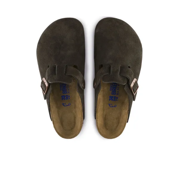 Birkenstock Men's Boston Soft Footbed Mocha core style
