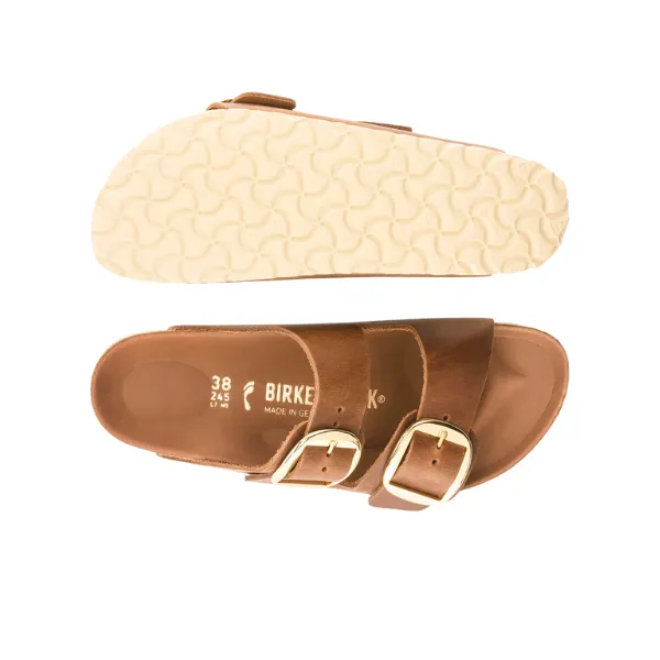 Birkenstock Women's Arizona Big Buckle Cognac Bare Trail