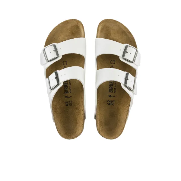 Birkenstock Women's Arizona Birko-Flor White Boho Mood