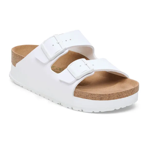 Birkenstock Women's Arizona Flex Platform White quick wear