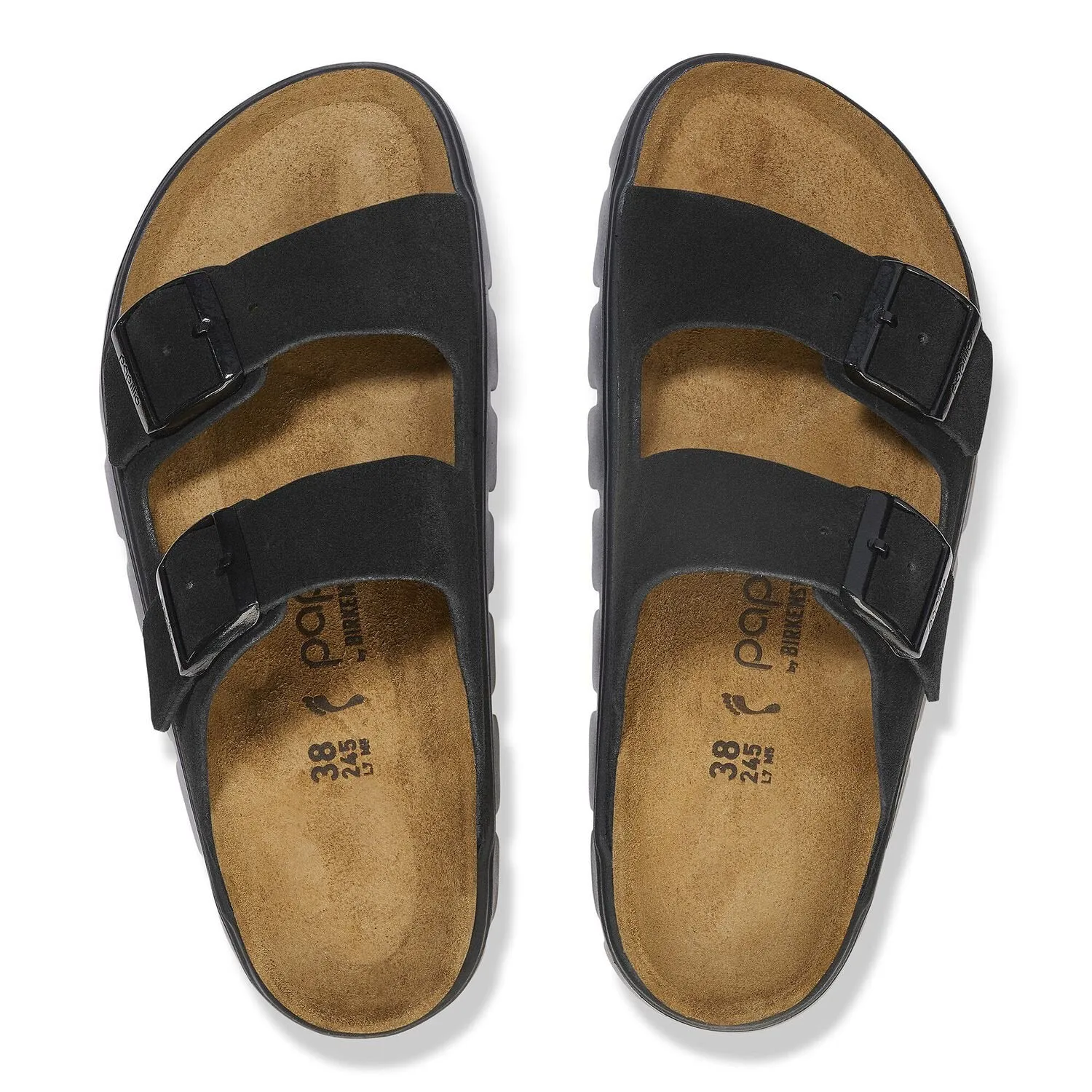Birkenstock Women's Arizona Platform Black weather fit