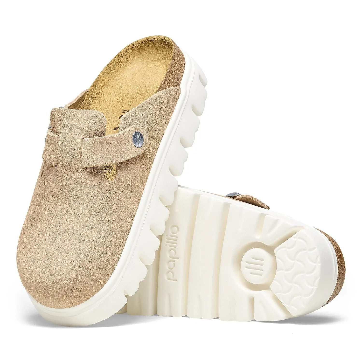 Birkenstock Women's Boston Chunky Sand sporty chic
