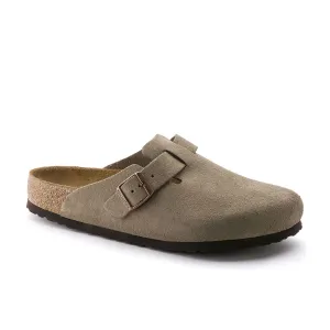 Birkenstock Women's Boston Soft Footbed Taupe air touch