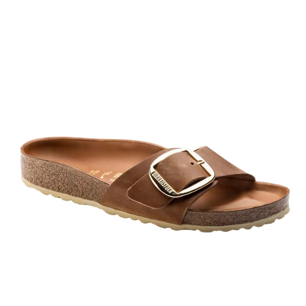 Birkenstock Women's Madrid Big Buckle Cognac street wear