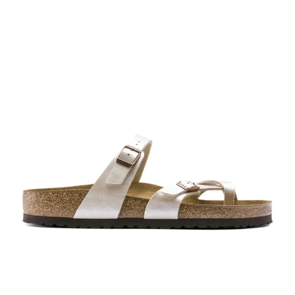 Birkenstock Women's Mayari Birko-Flor Graceful White Pearl fashion vibe