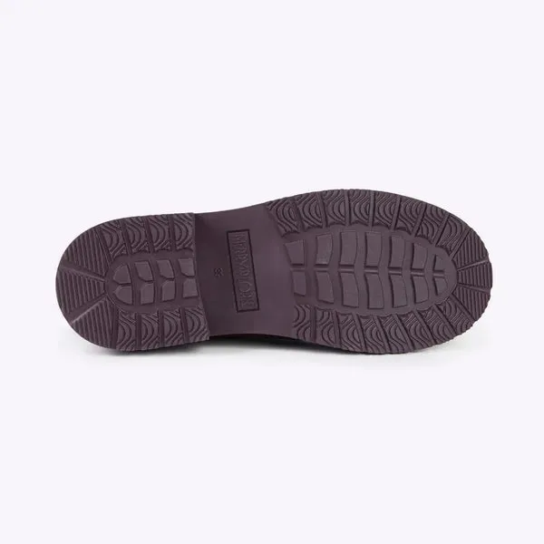 Bobbi Rain Boot in Dark Cherry from Merry People denim ready