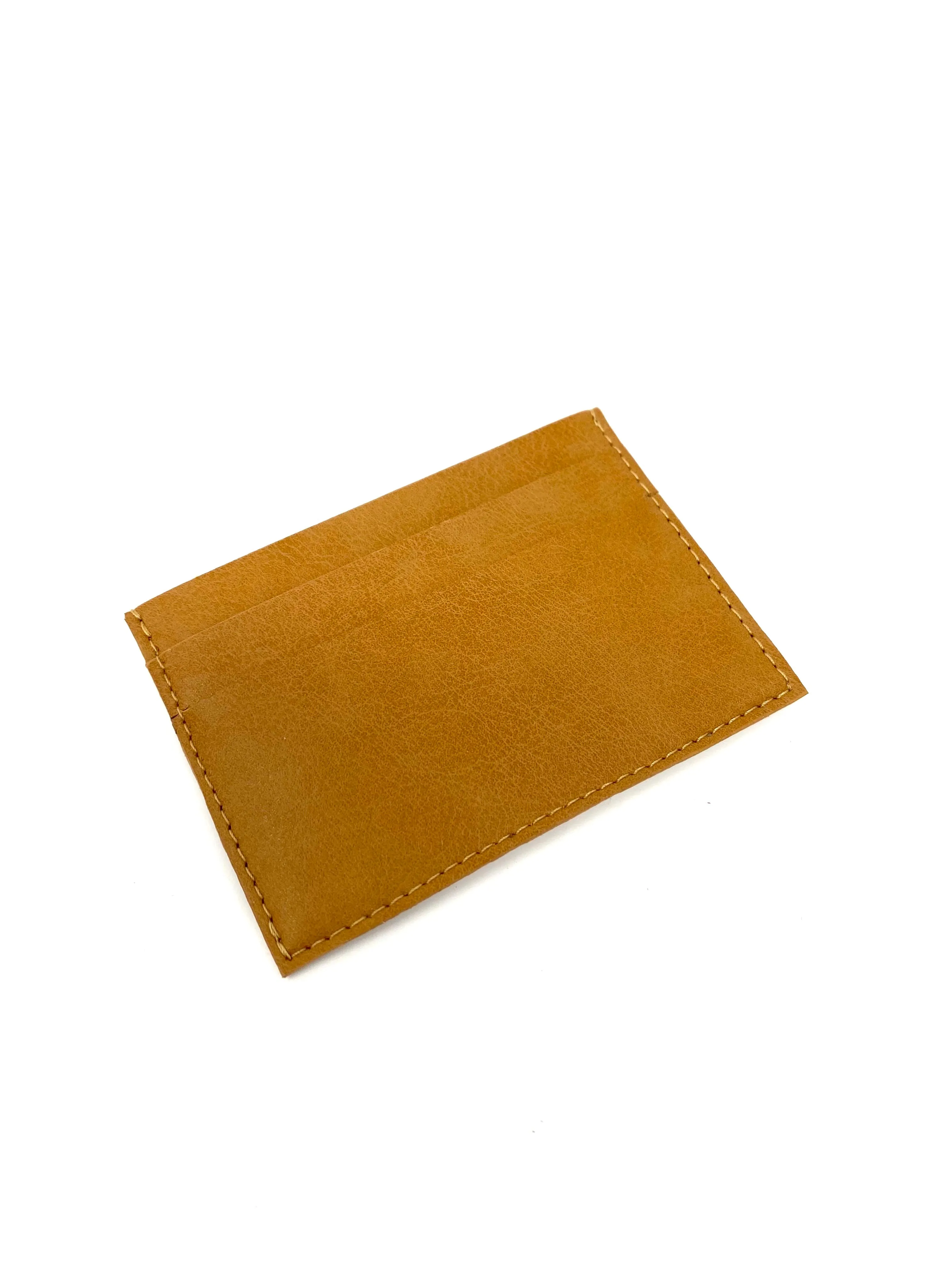 Boris Cardholder in Camel from Novacas safe clip