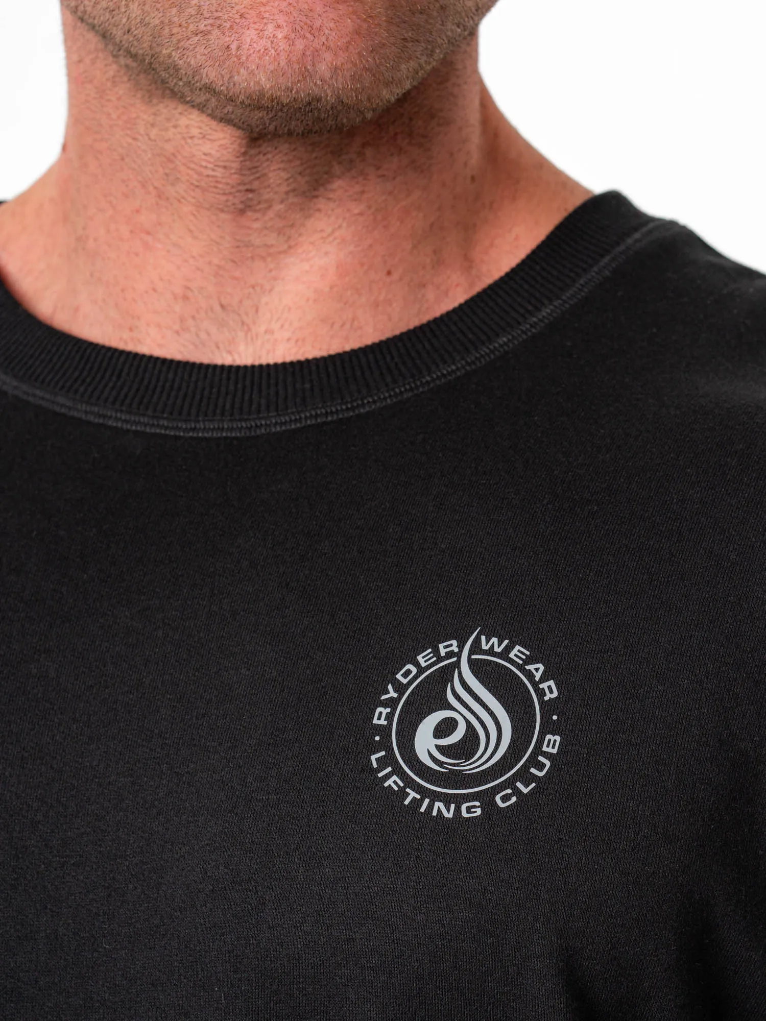 Box Fleece T-Shirt - Black festival vibes