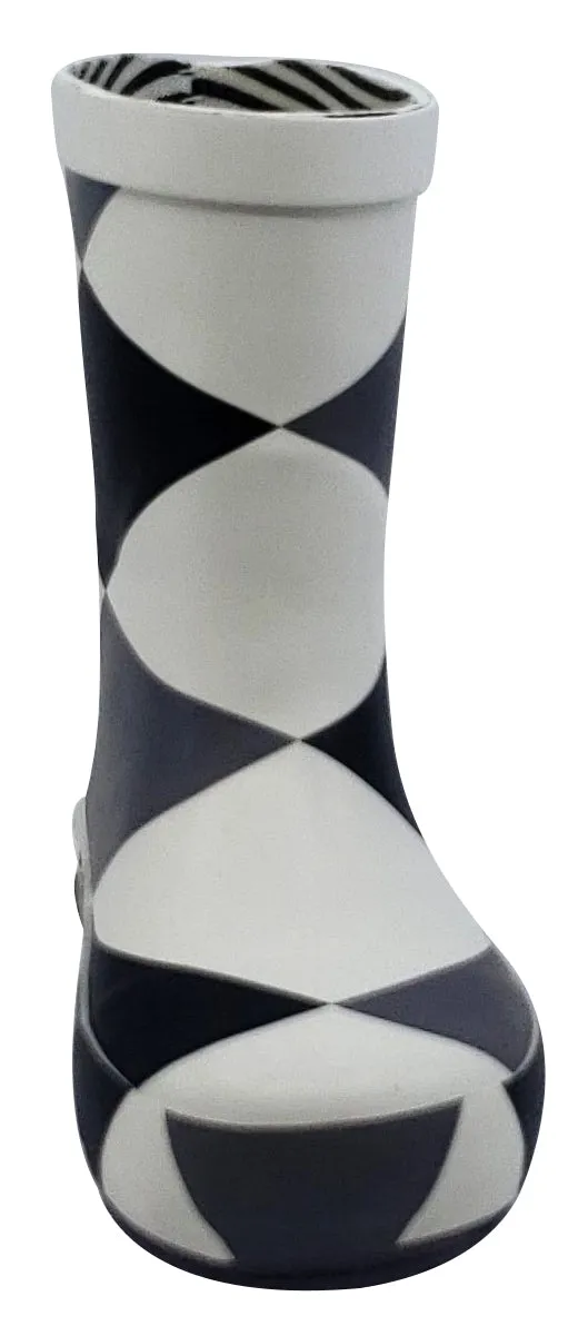 Boxbo Damier Girl's and Boy's Rain Boot comfort luxe