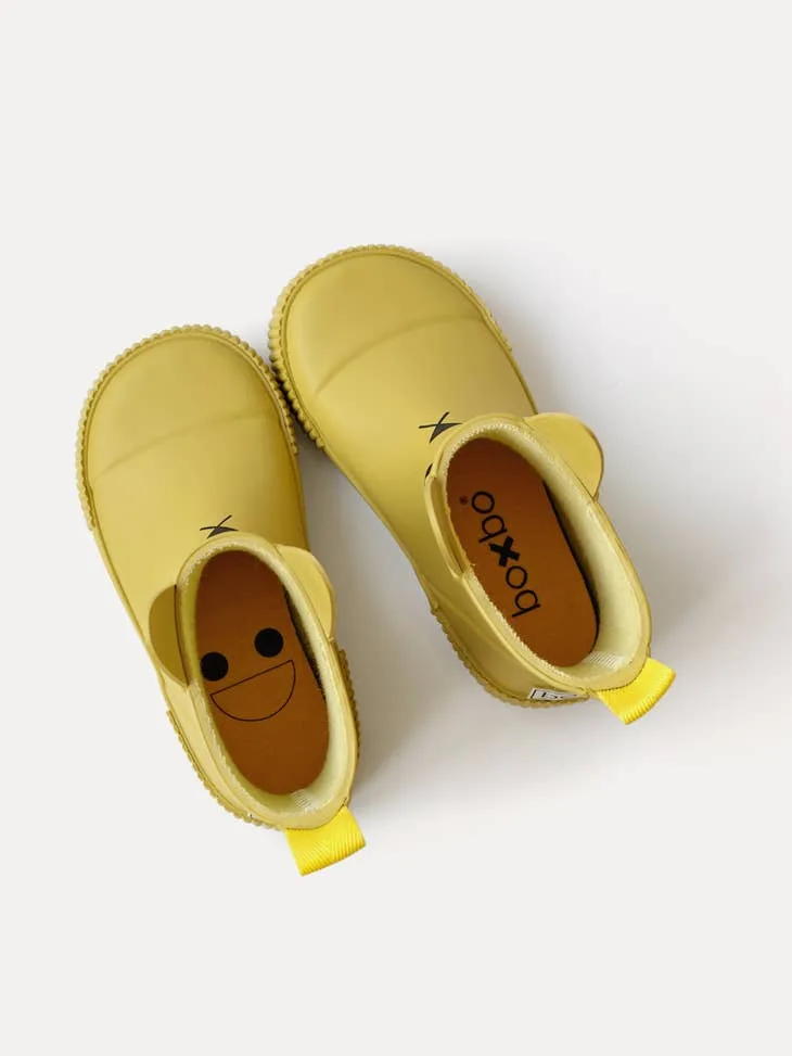 Boxbo Girl's Kerran Rain Boot, Mustard wander light